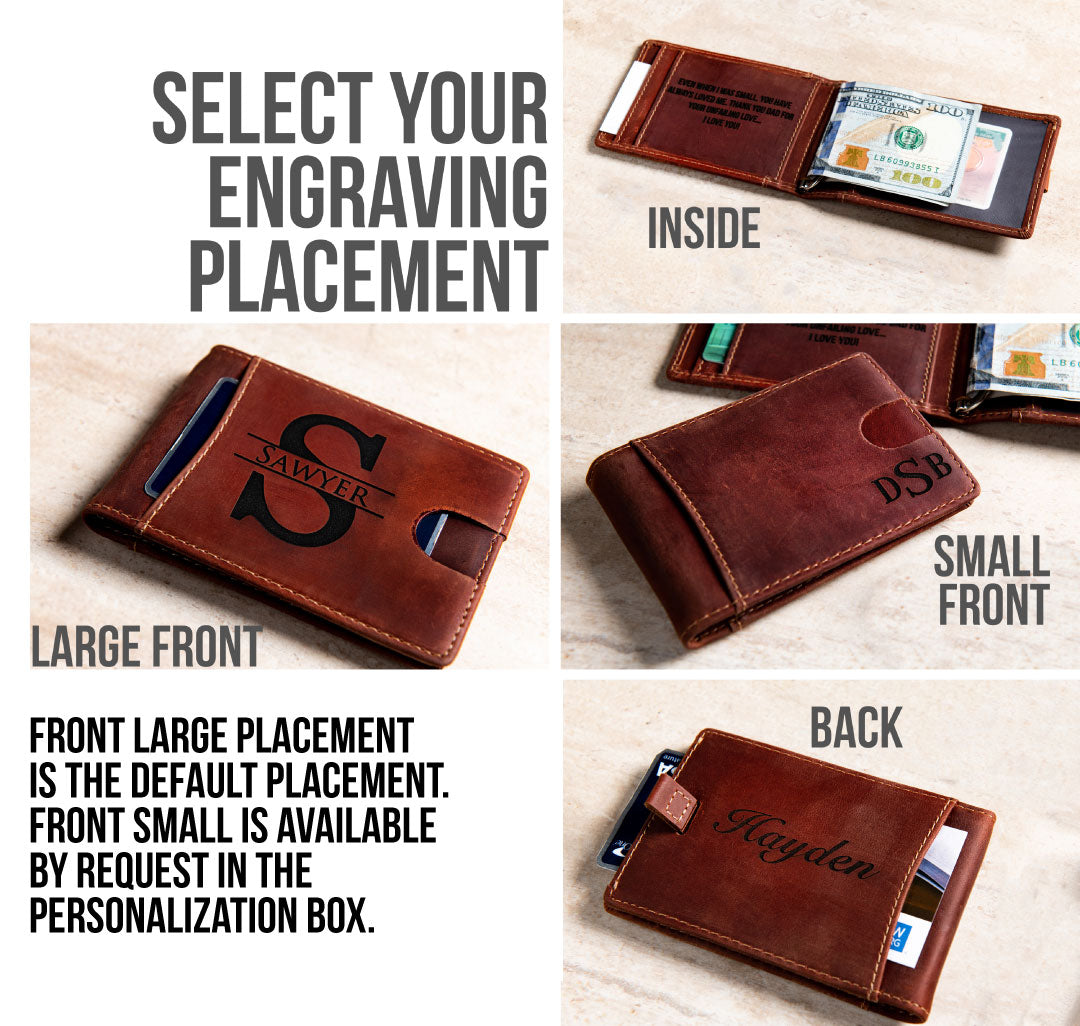 The Cedar Key Slim Concealed Pocket Distressed Leather Wallet
