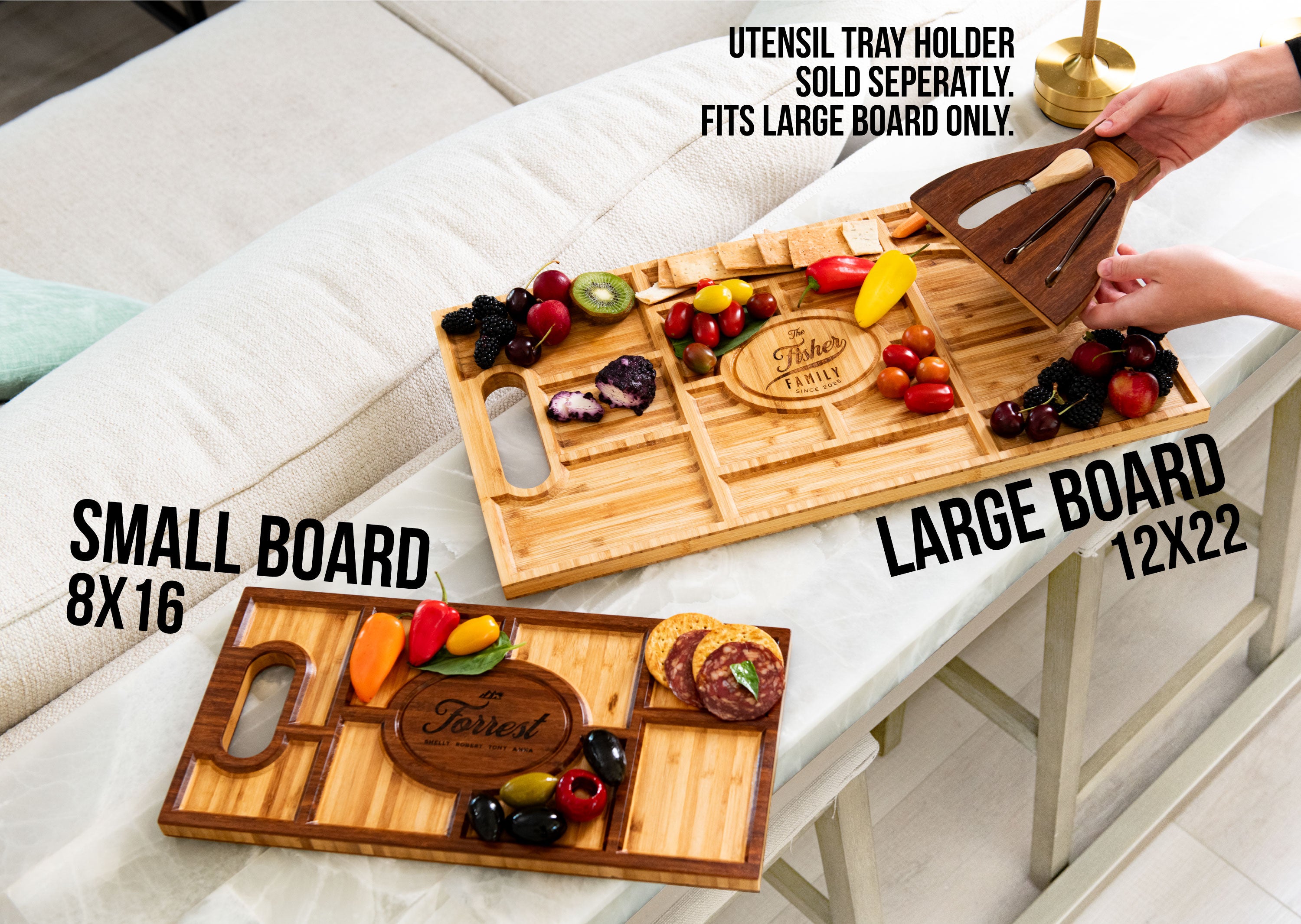 Personalized Charcuterie Planks
