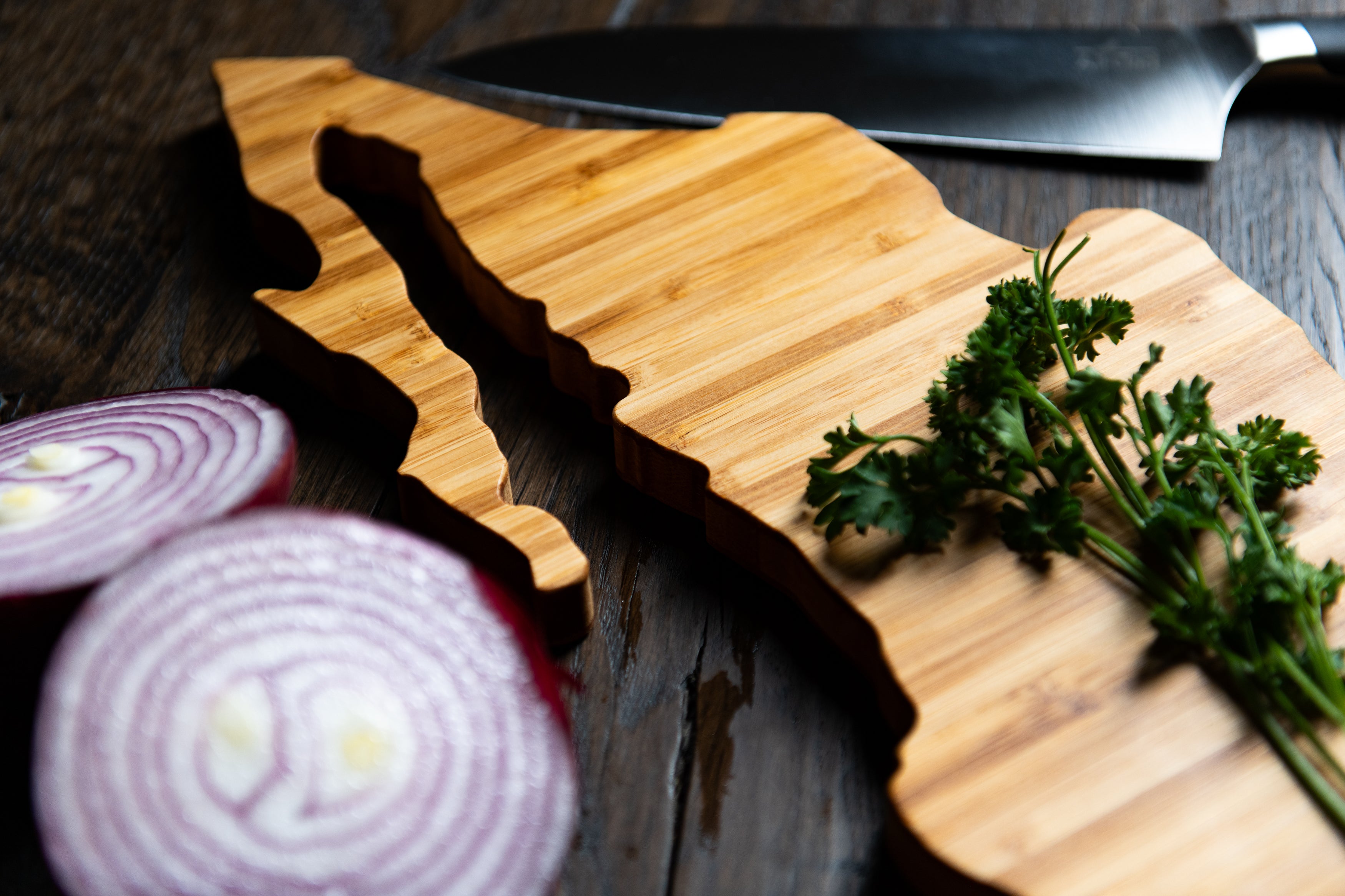Personalized Country Shaped Cutting Boards