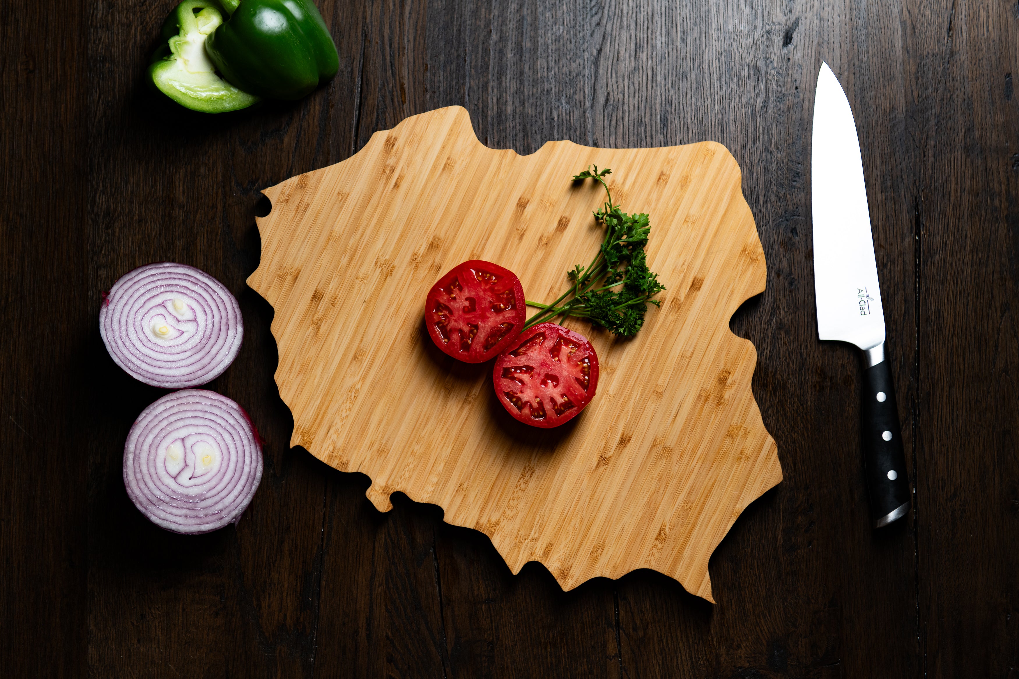 Personalized Country Shaped Cutting Boards