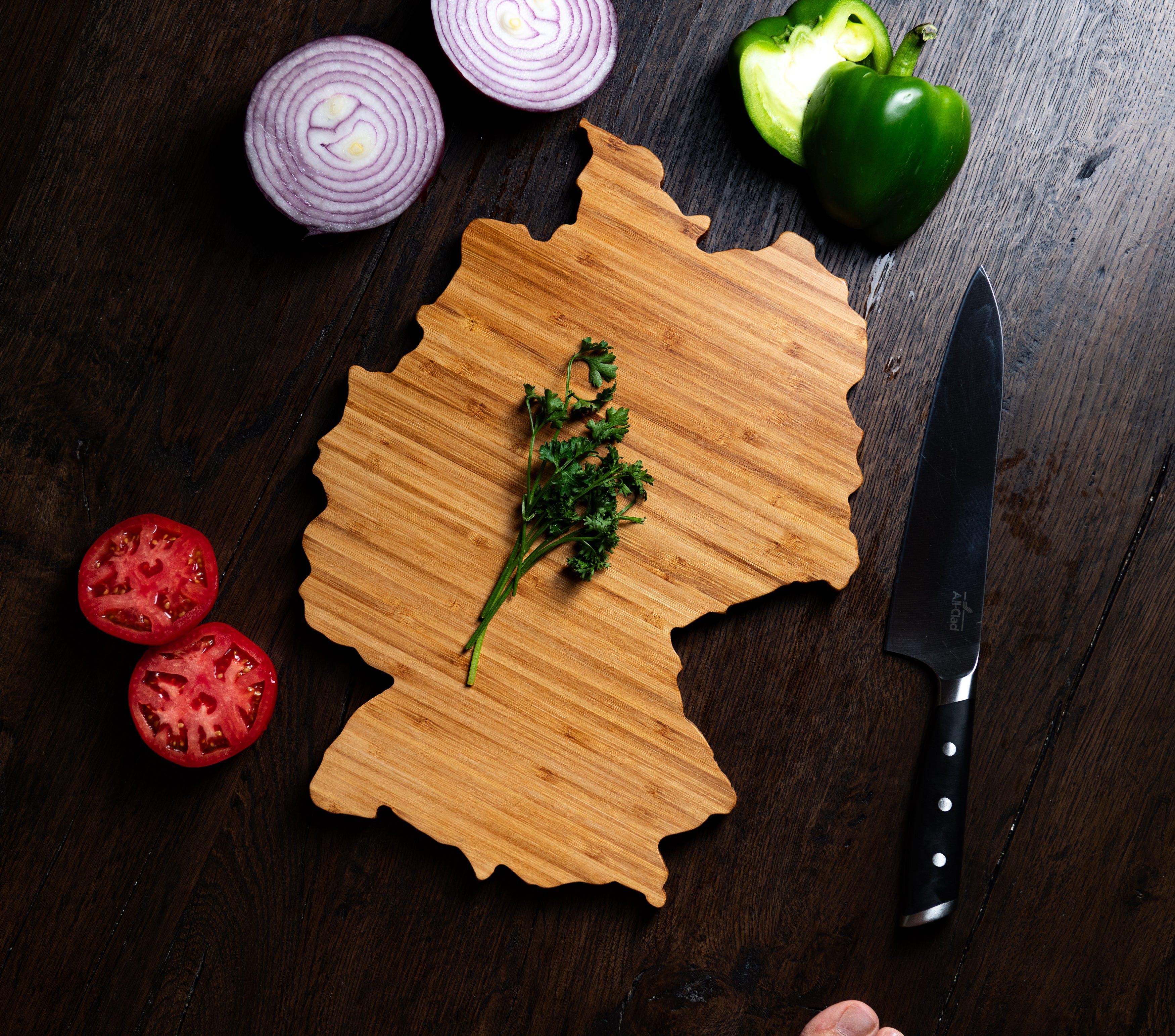 Personalized Country Shaped Cutting Boards