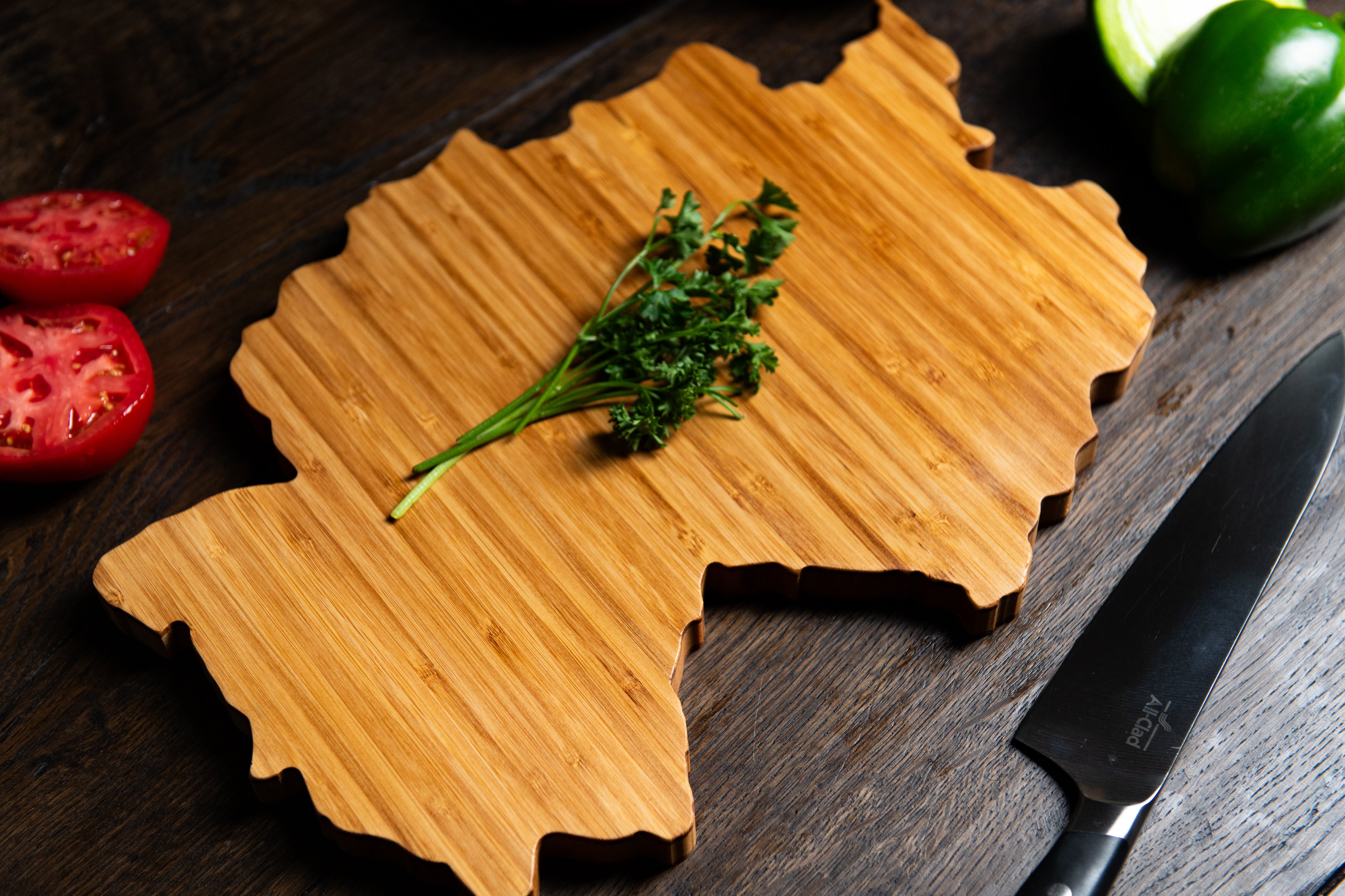 Personalized Country Shaped Cutting Boards