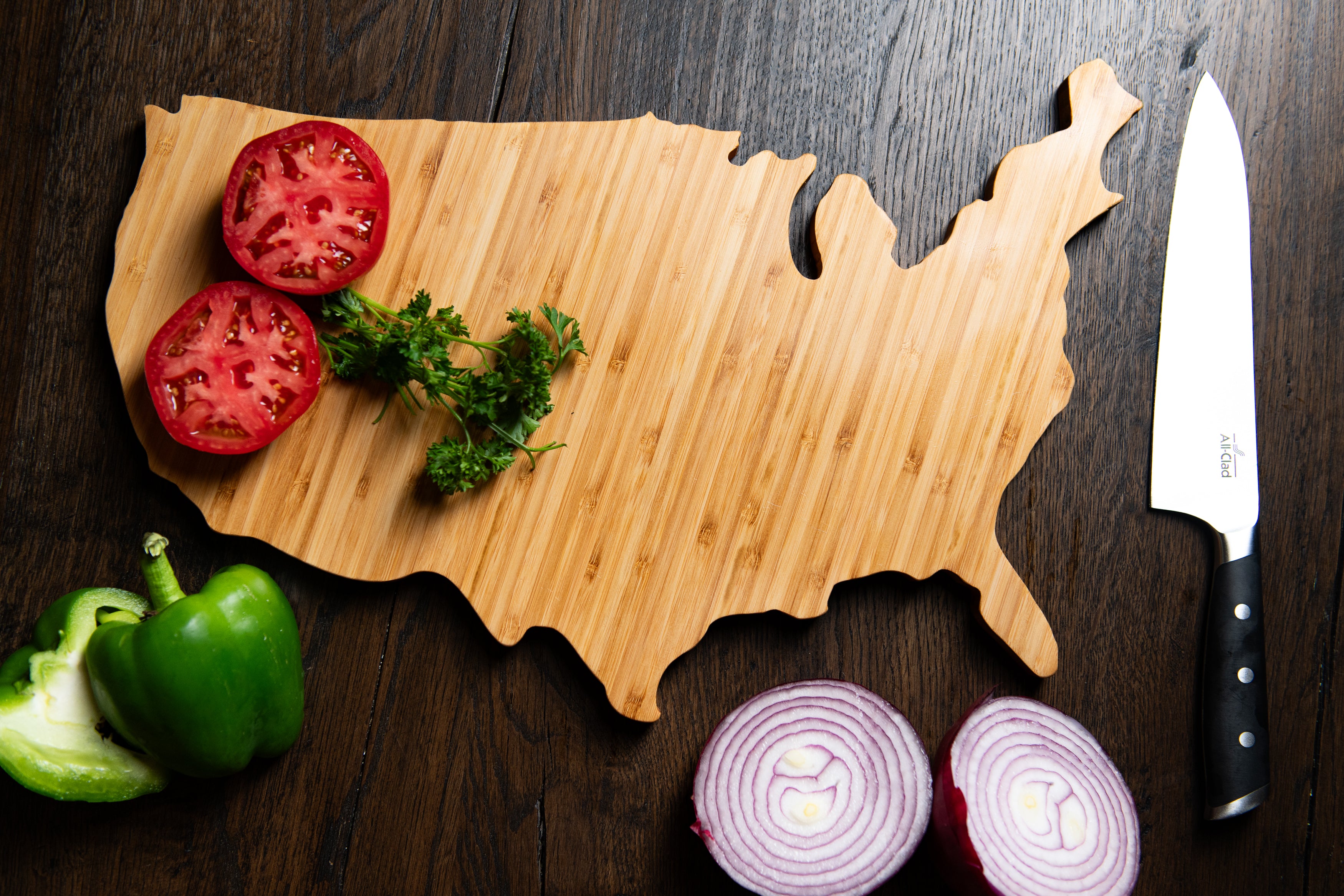 Personalized Country Shaped Cutting Boards
