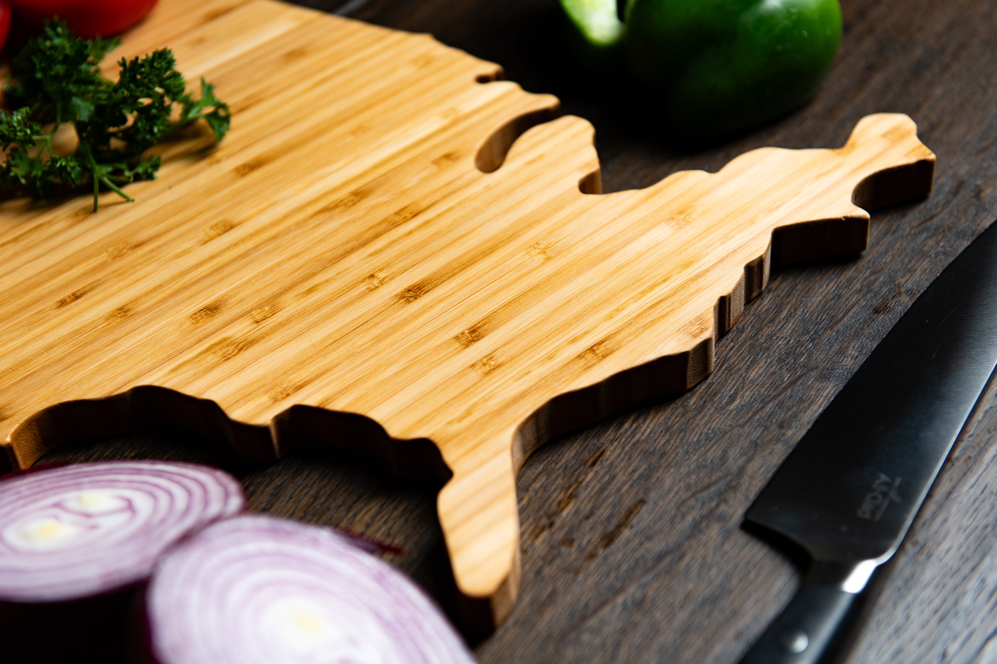Personalized Country Shaped Cutting Boards