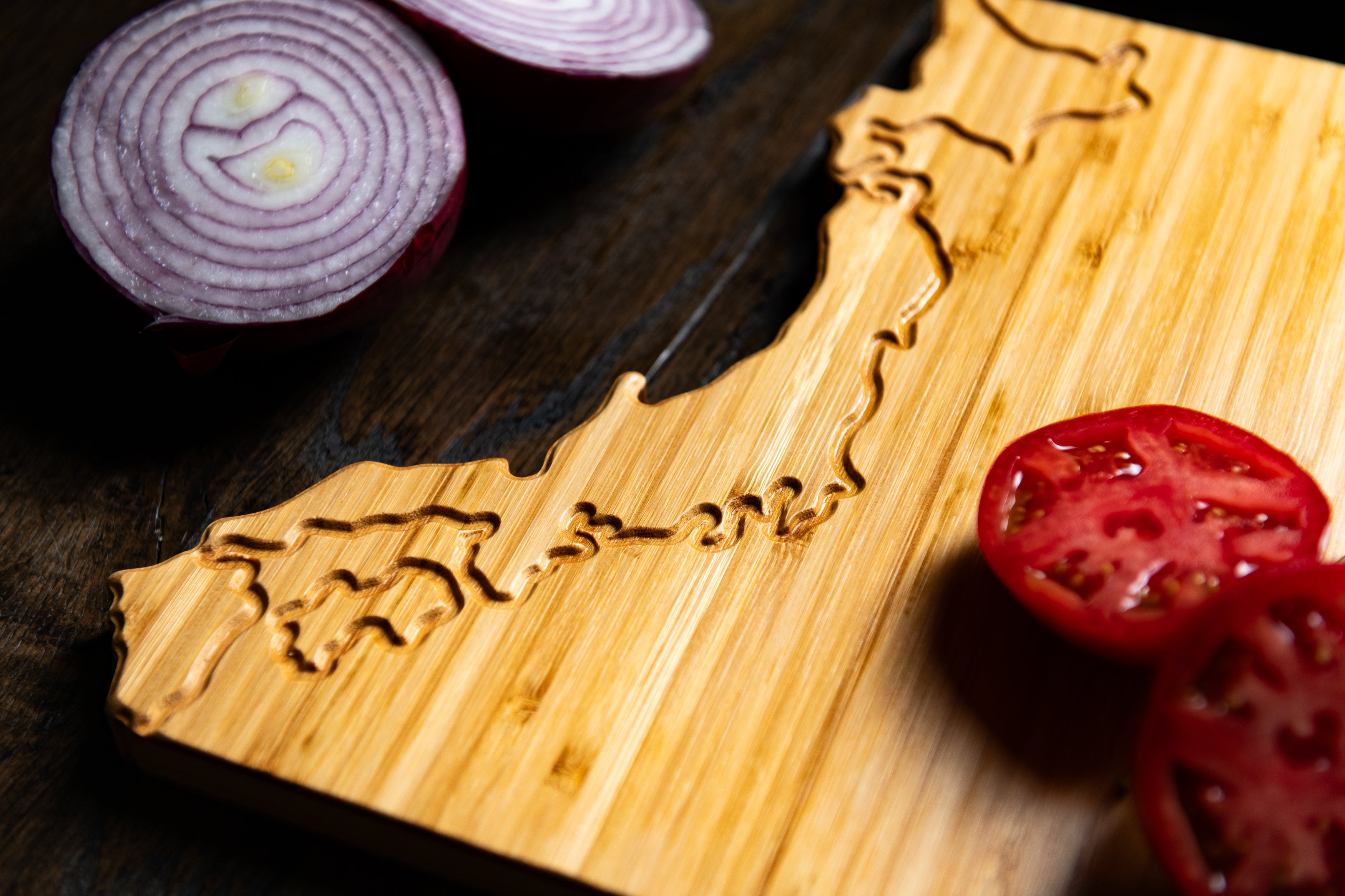 Personalized Country Cutting Board