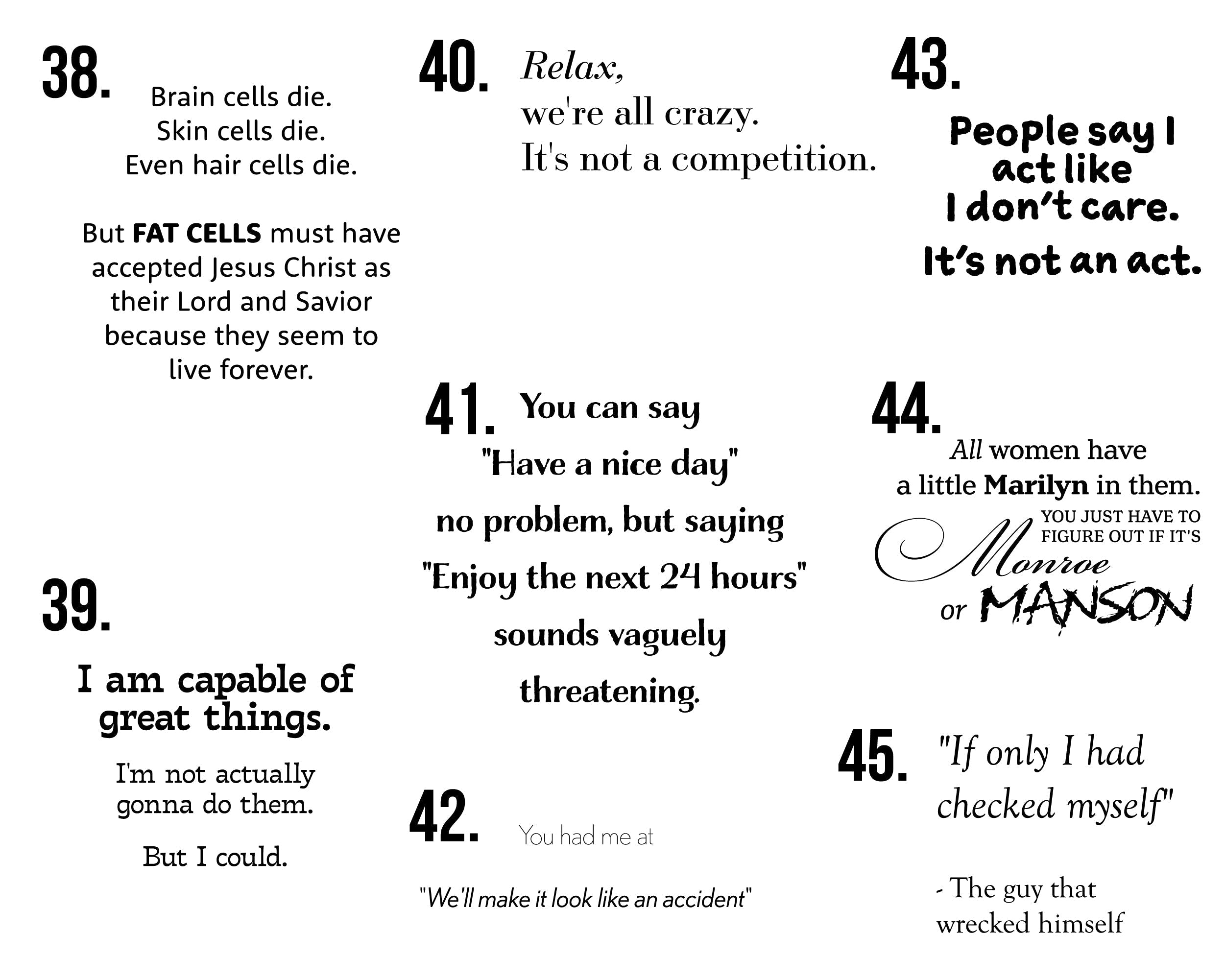 Funny Personalized Limestone Coasters - 52 Phrase Options