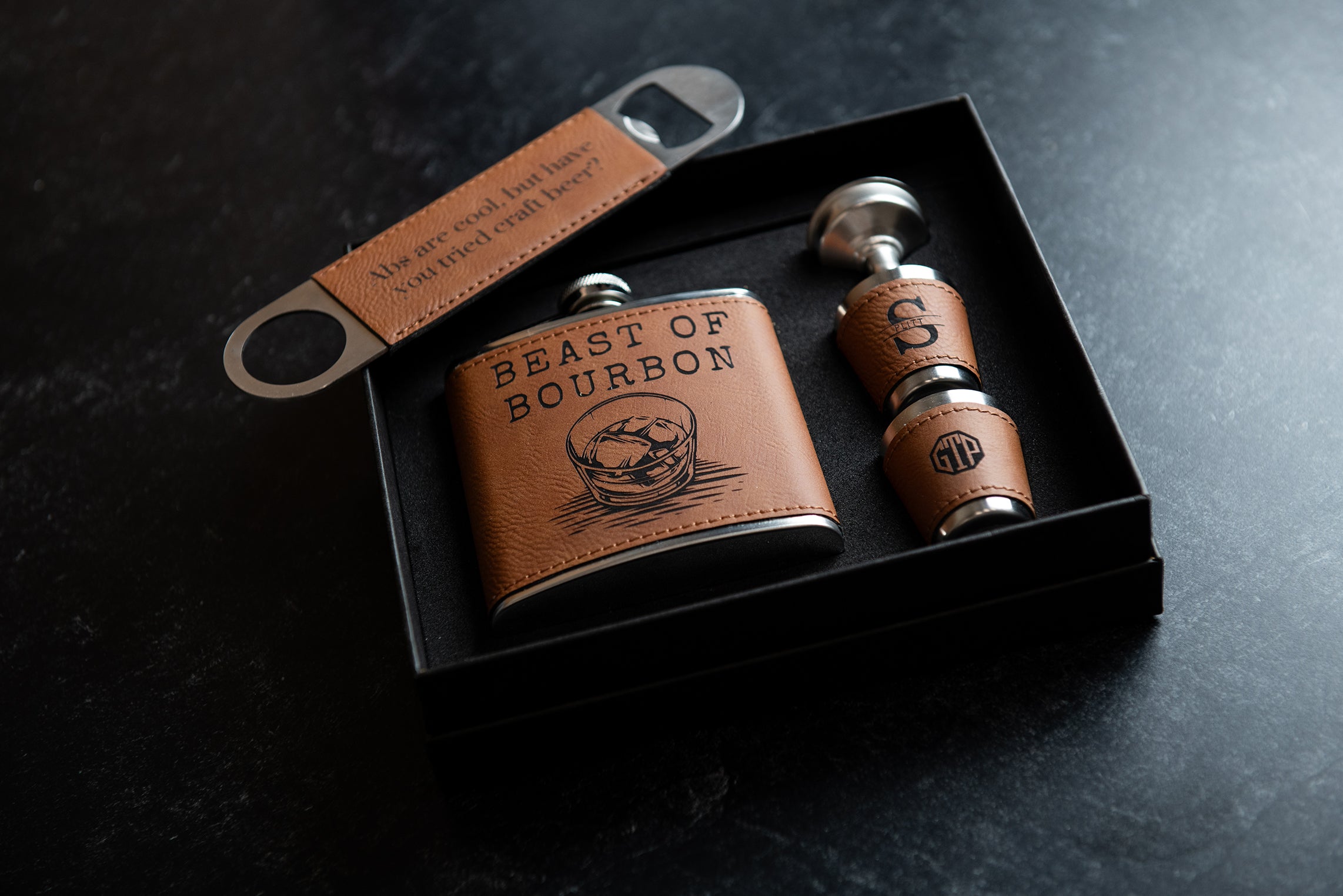 Personalized Flask Set