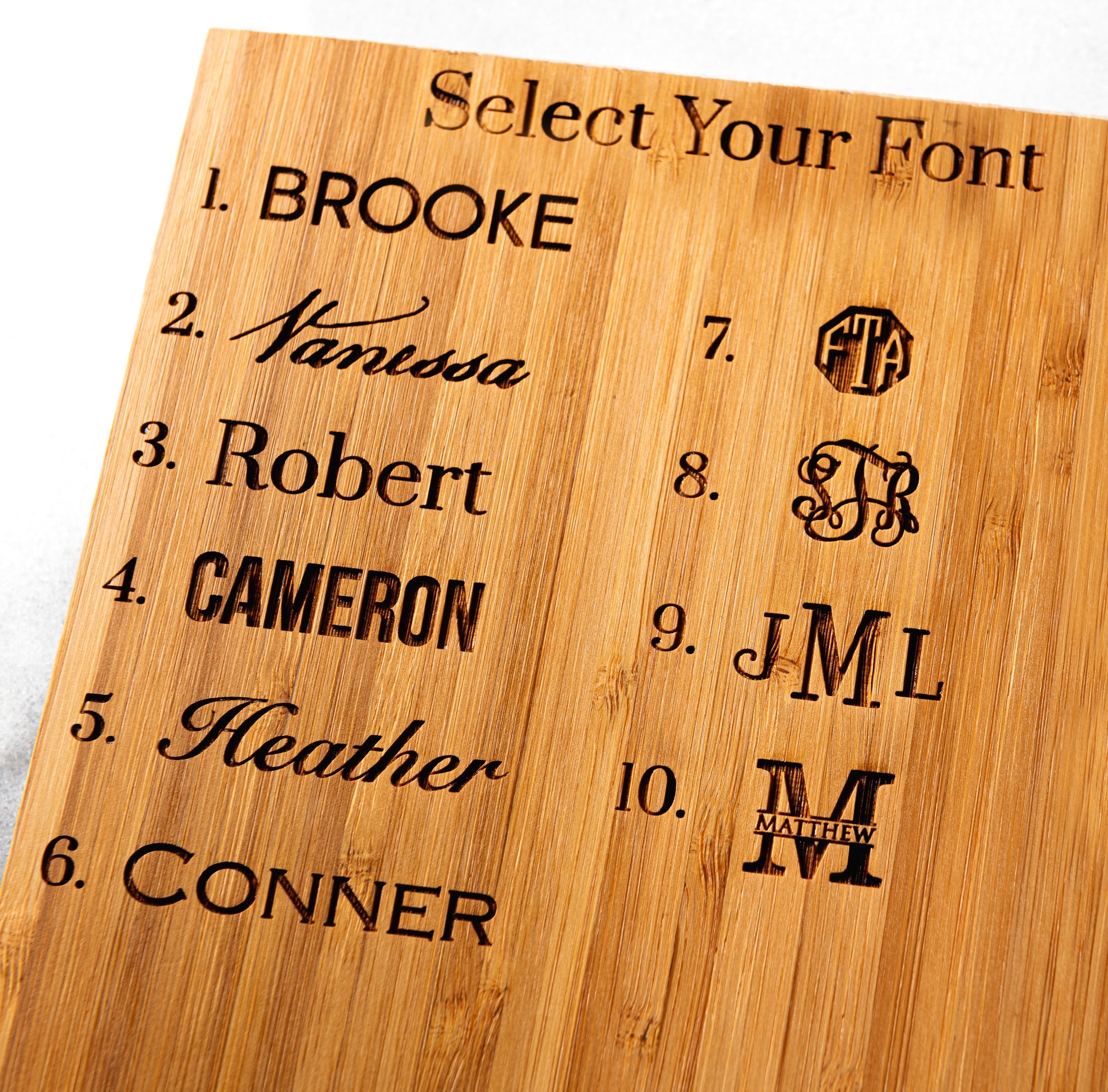 Personalized Wood Shot Plank