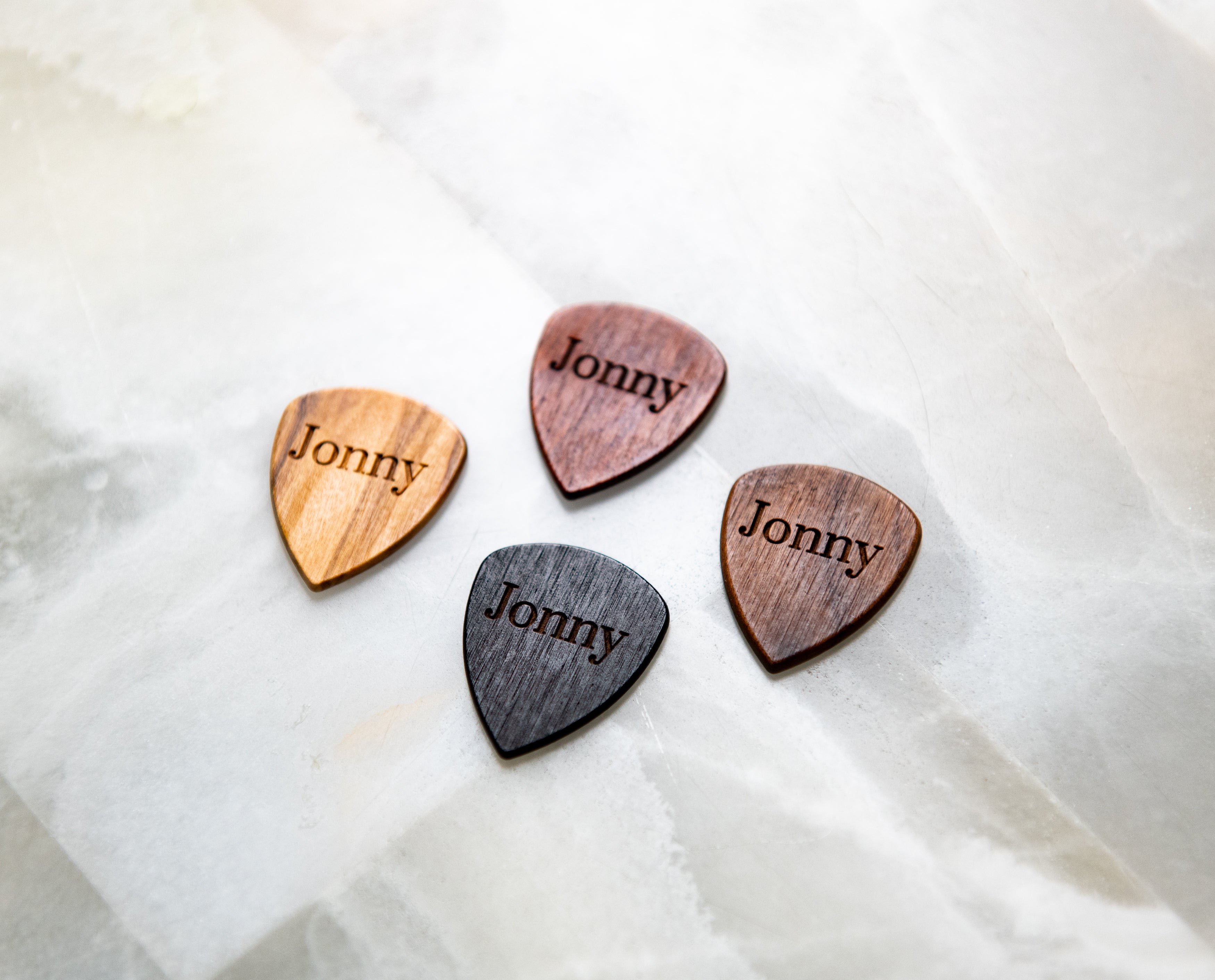 Personalized Guitar Picks with Case
