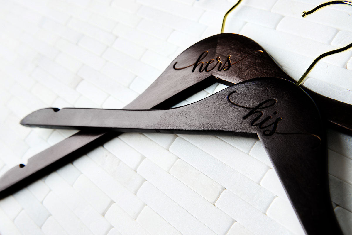 Personalized Engraved Wedding Dress Hangers