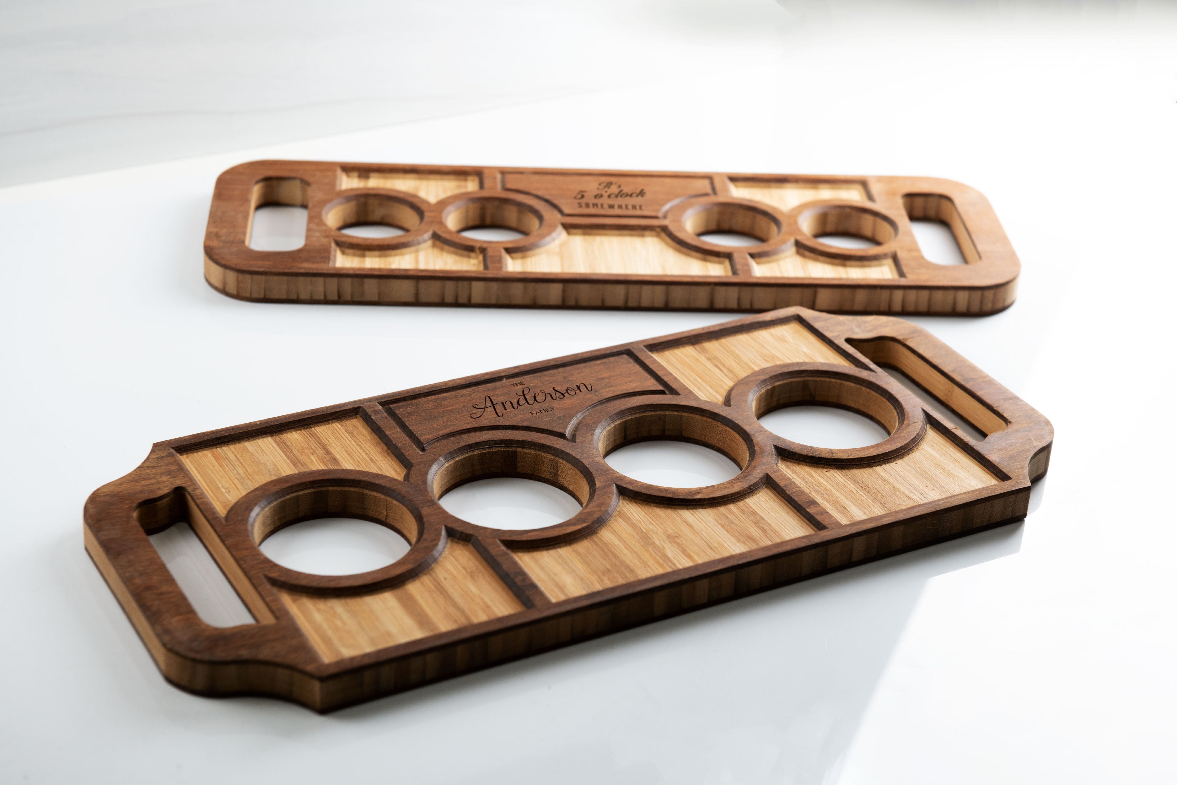 Personalized Beer Flight Trays