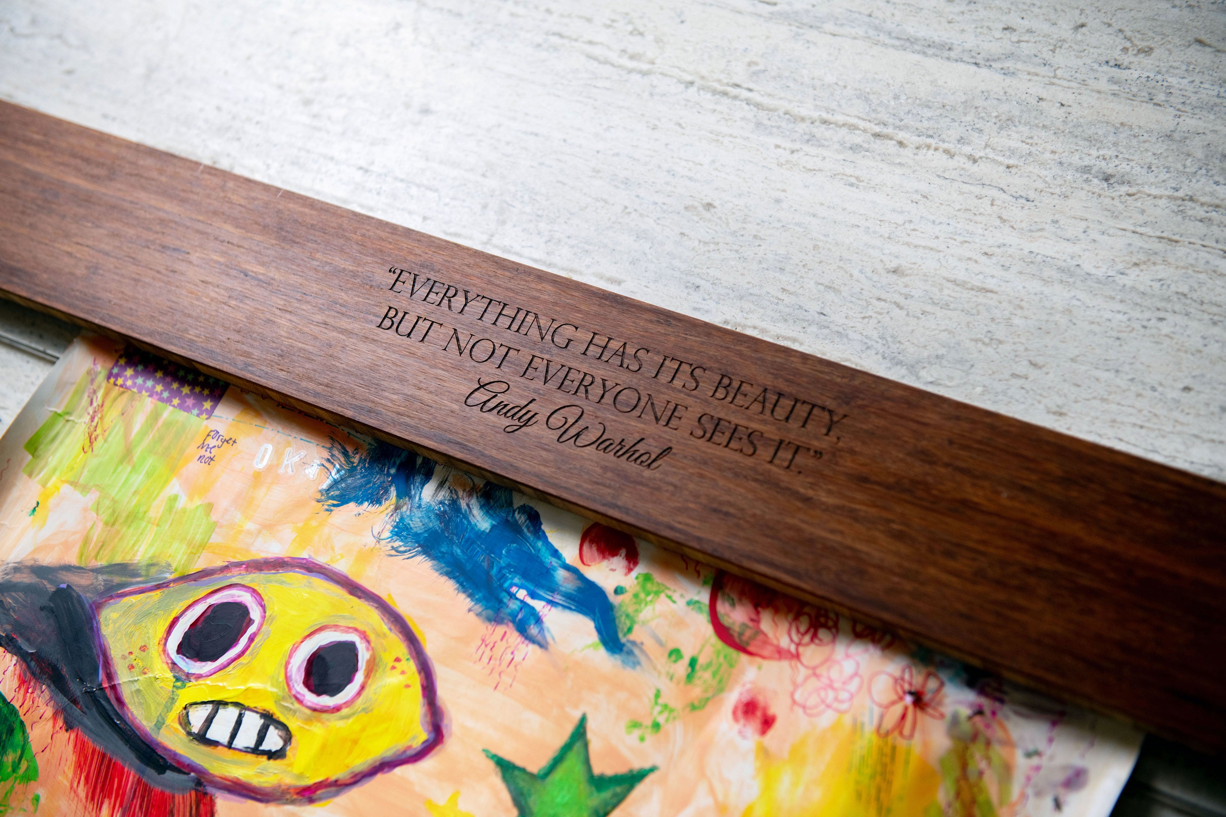 Personalized Minimalist Gallery Bar