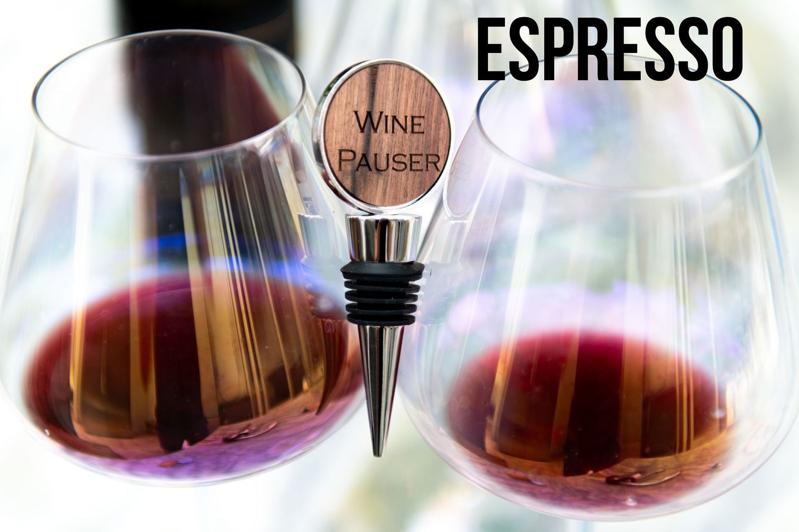 Personalized Circle Metal Wine Bottle Stoppers