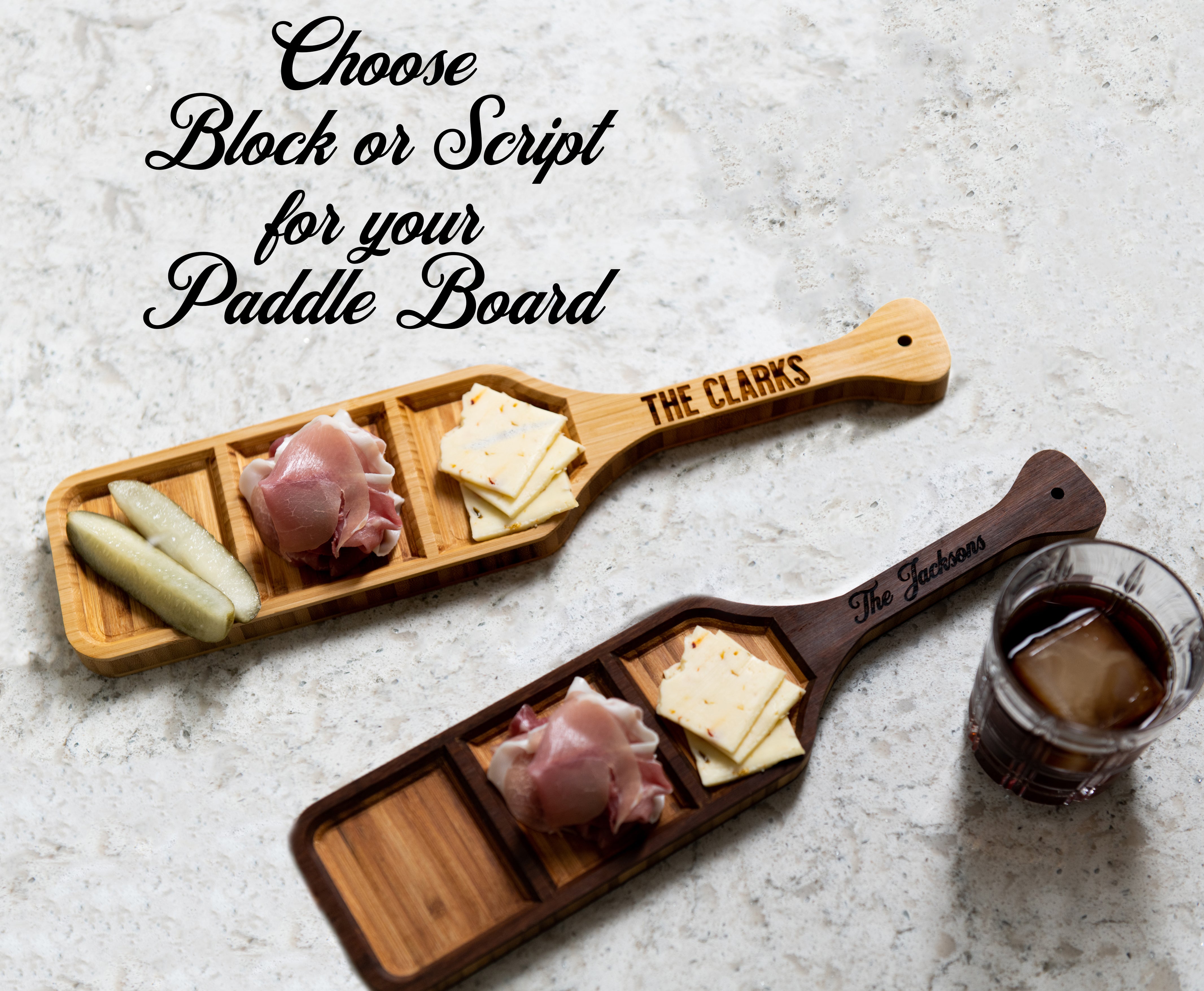 Paddle and Surf Hors D'oeuvre Trays