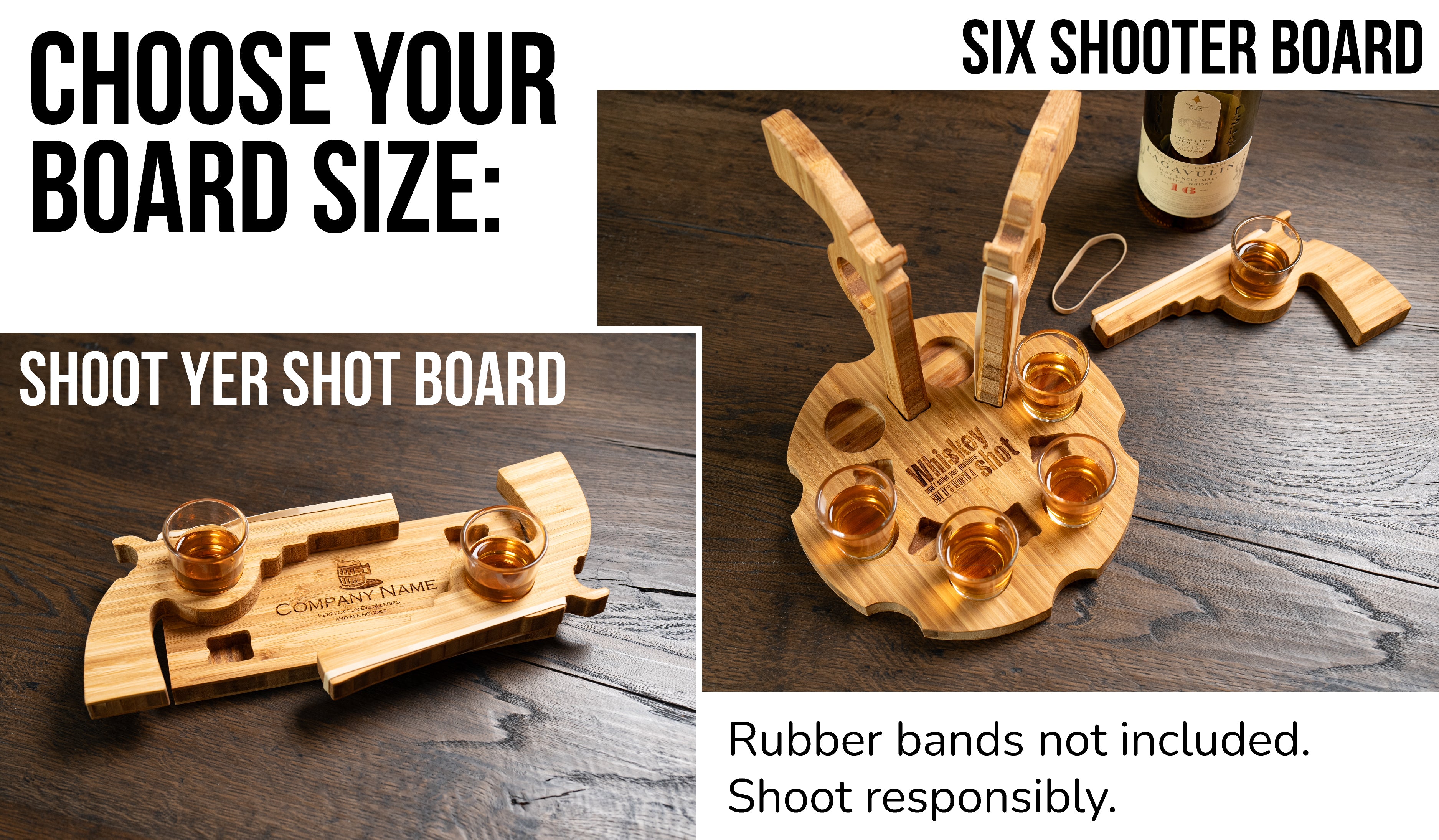 Six Shooter and Shoot Your Shot Serving Tray