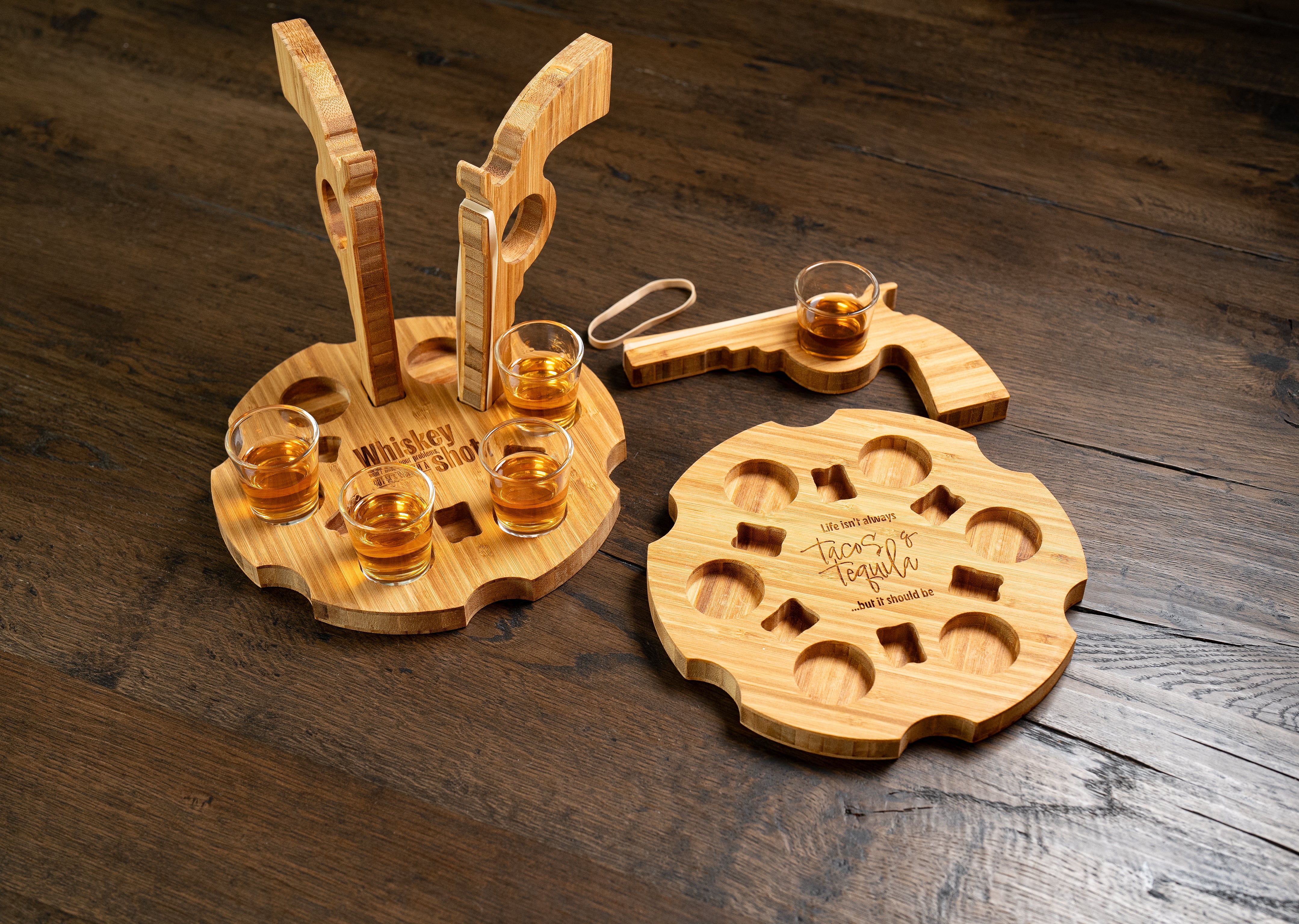 Six Shooter and Shoot Your Shot Serving Tray