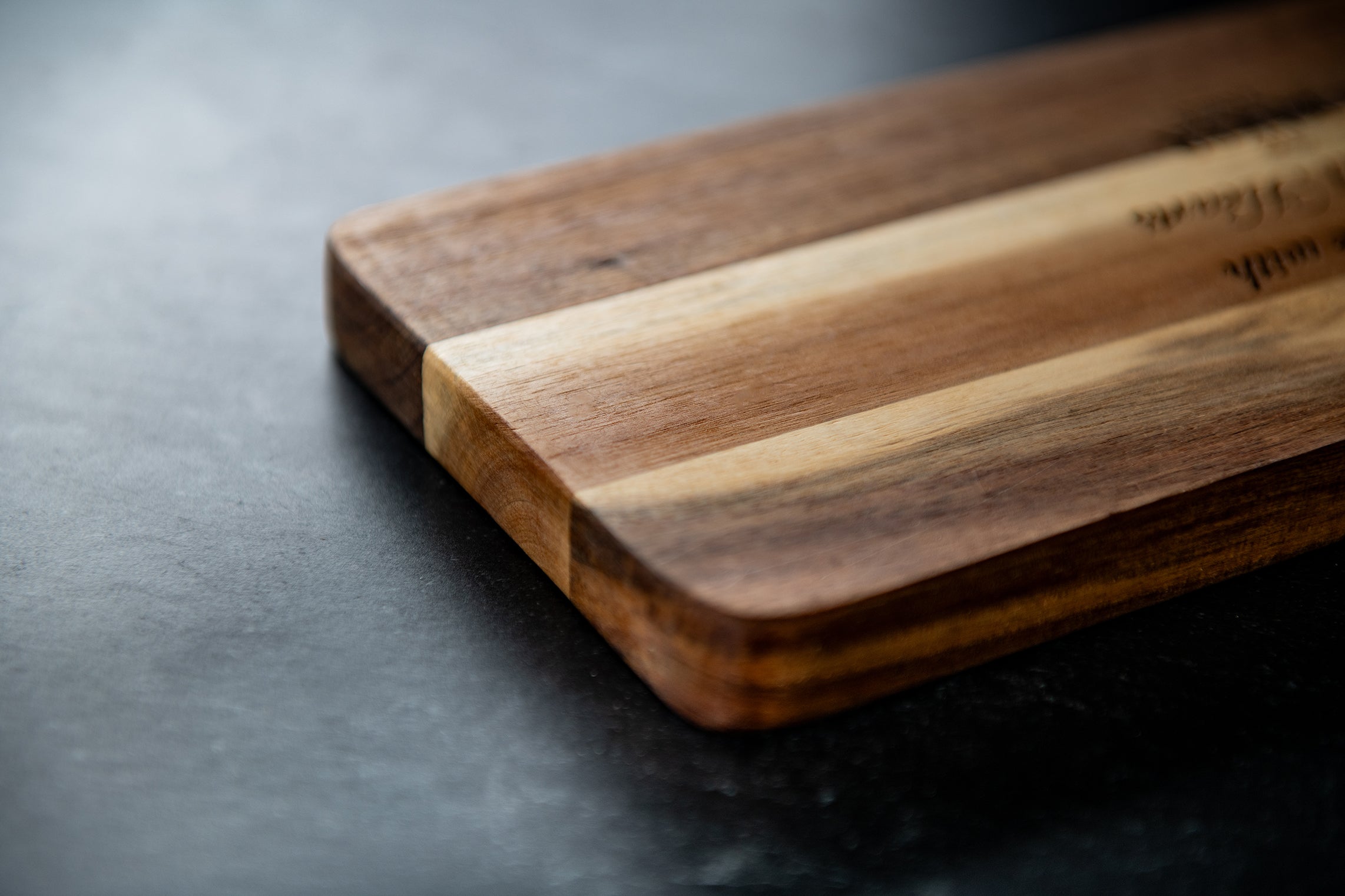Personalized Acacia Handle Cutting Board