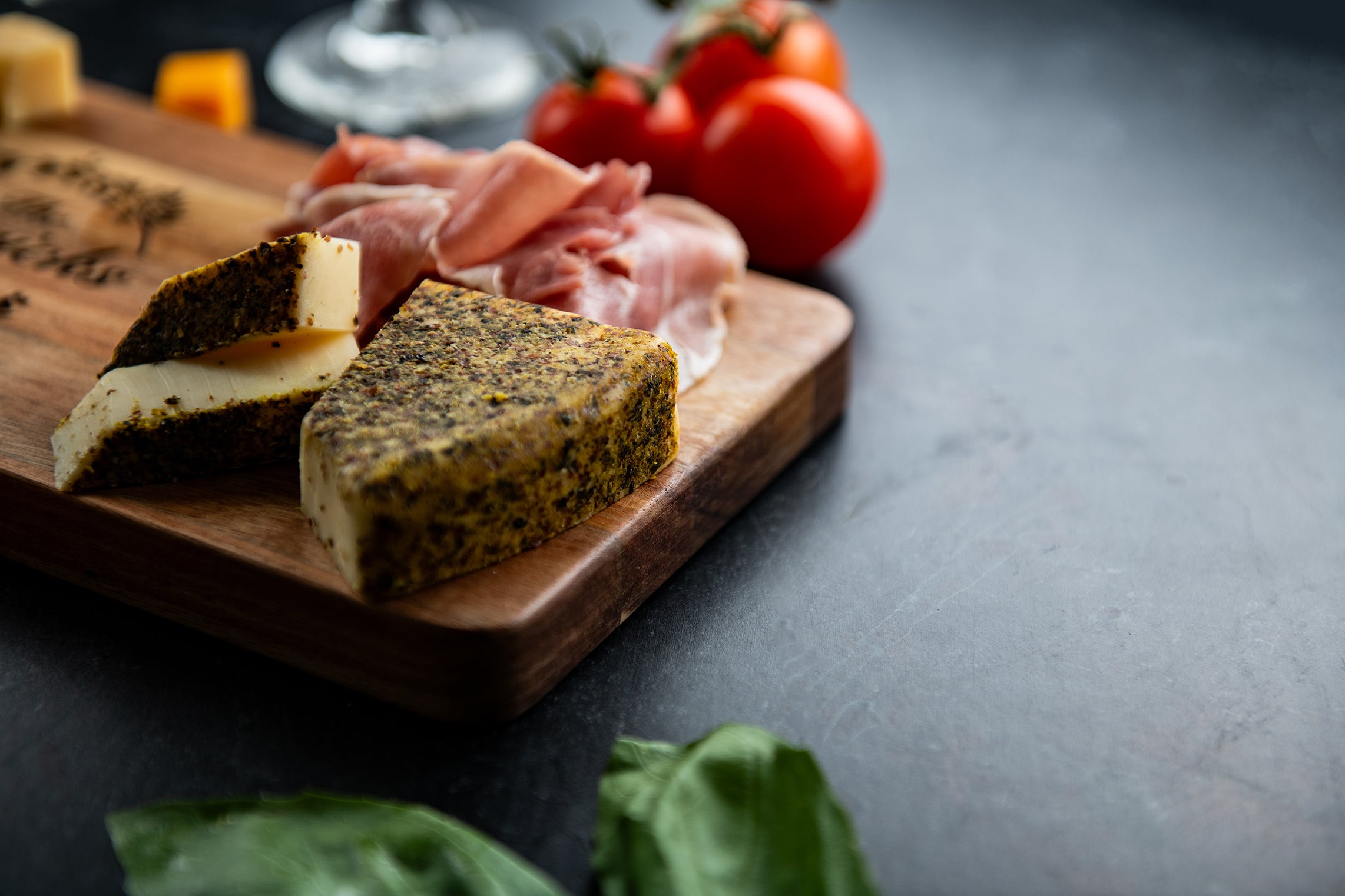 Personalized Acacia Handle Cutting Board