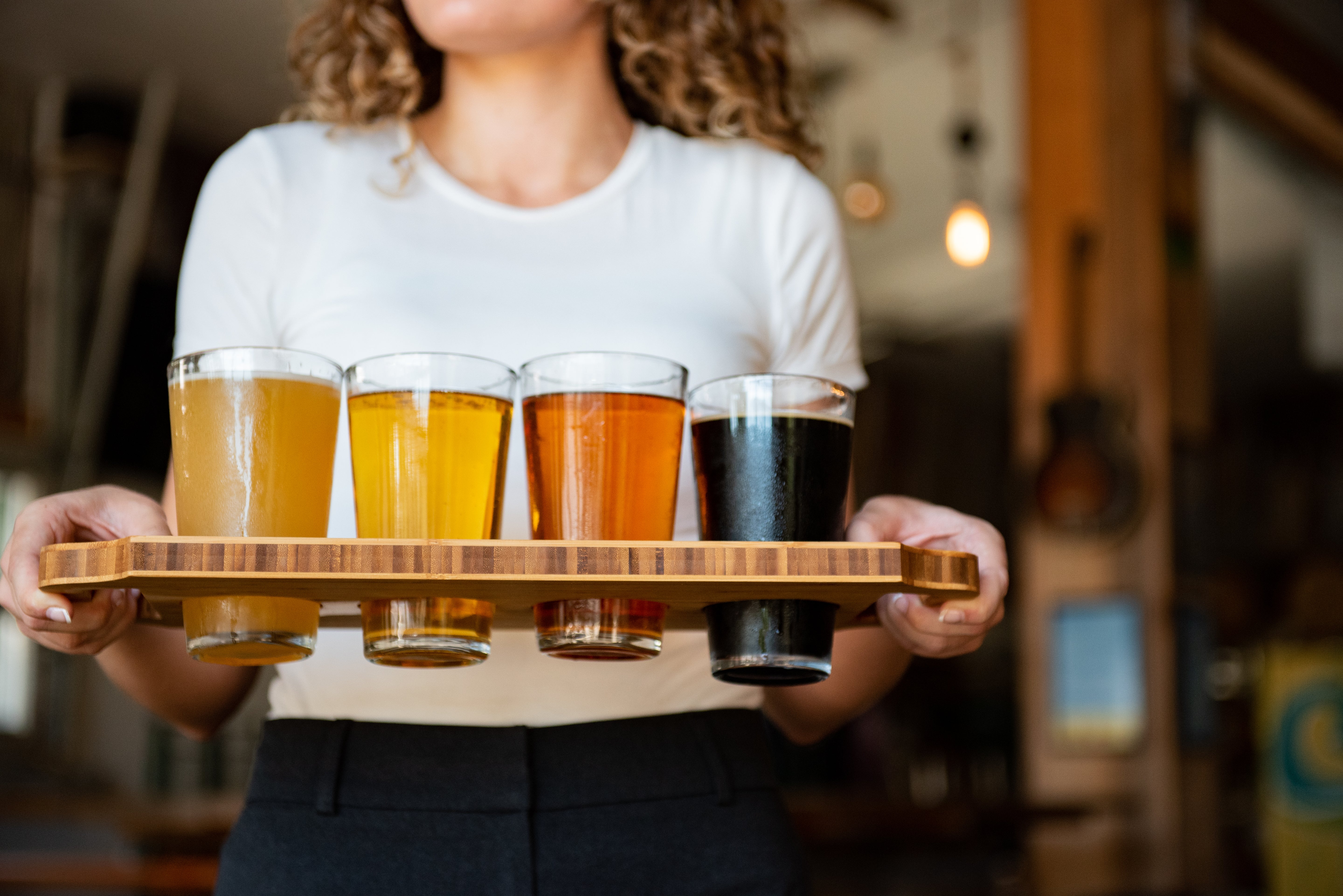 Personalized Beer Flight Trays