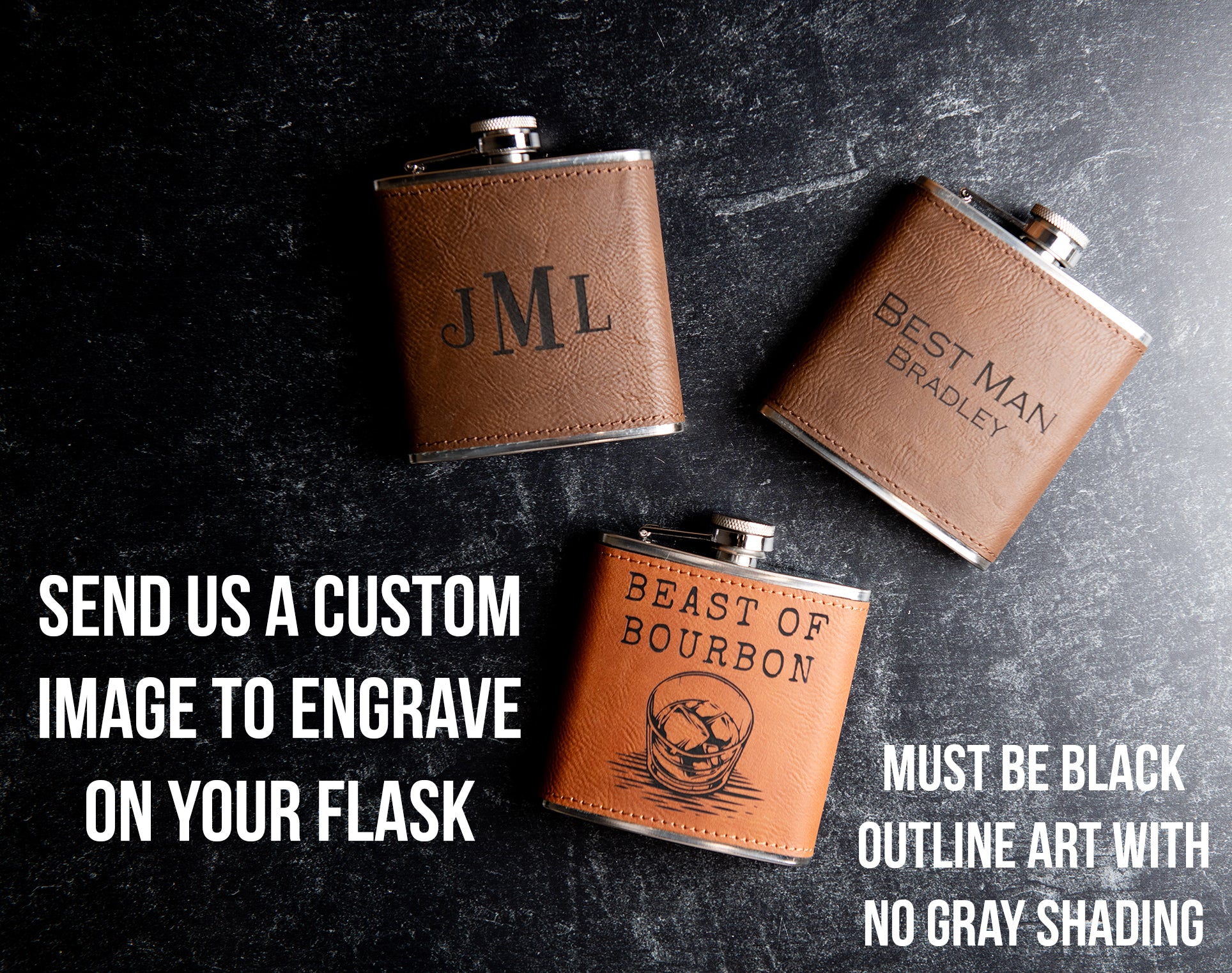 Personalized Flask Set