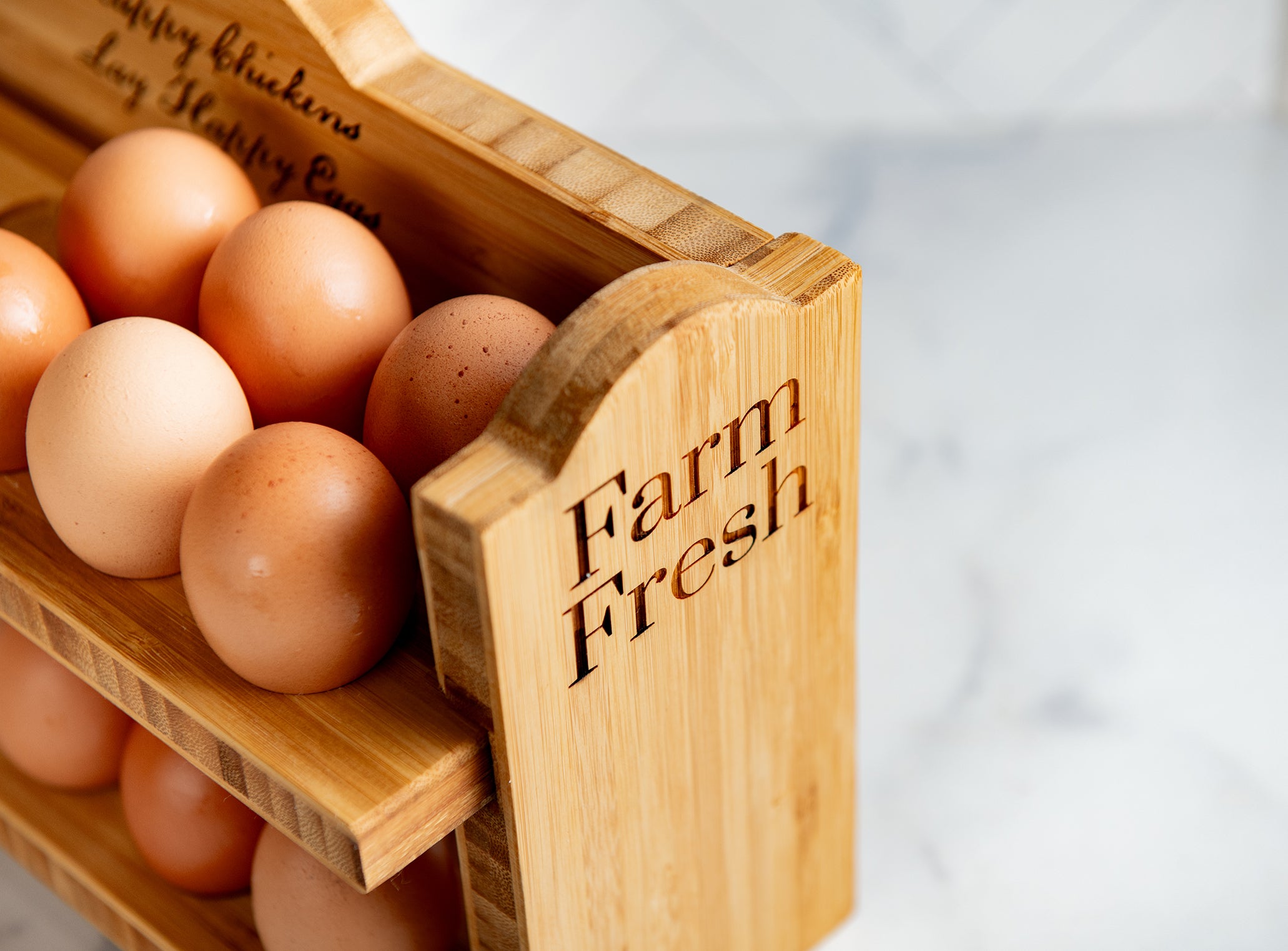 Personalized Egg Bed Tray - Stackable Shelf