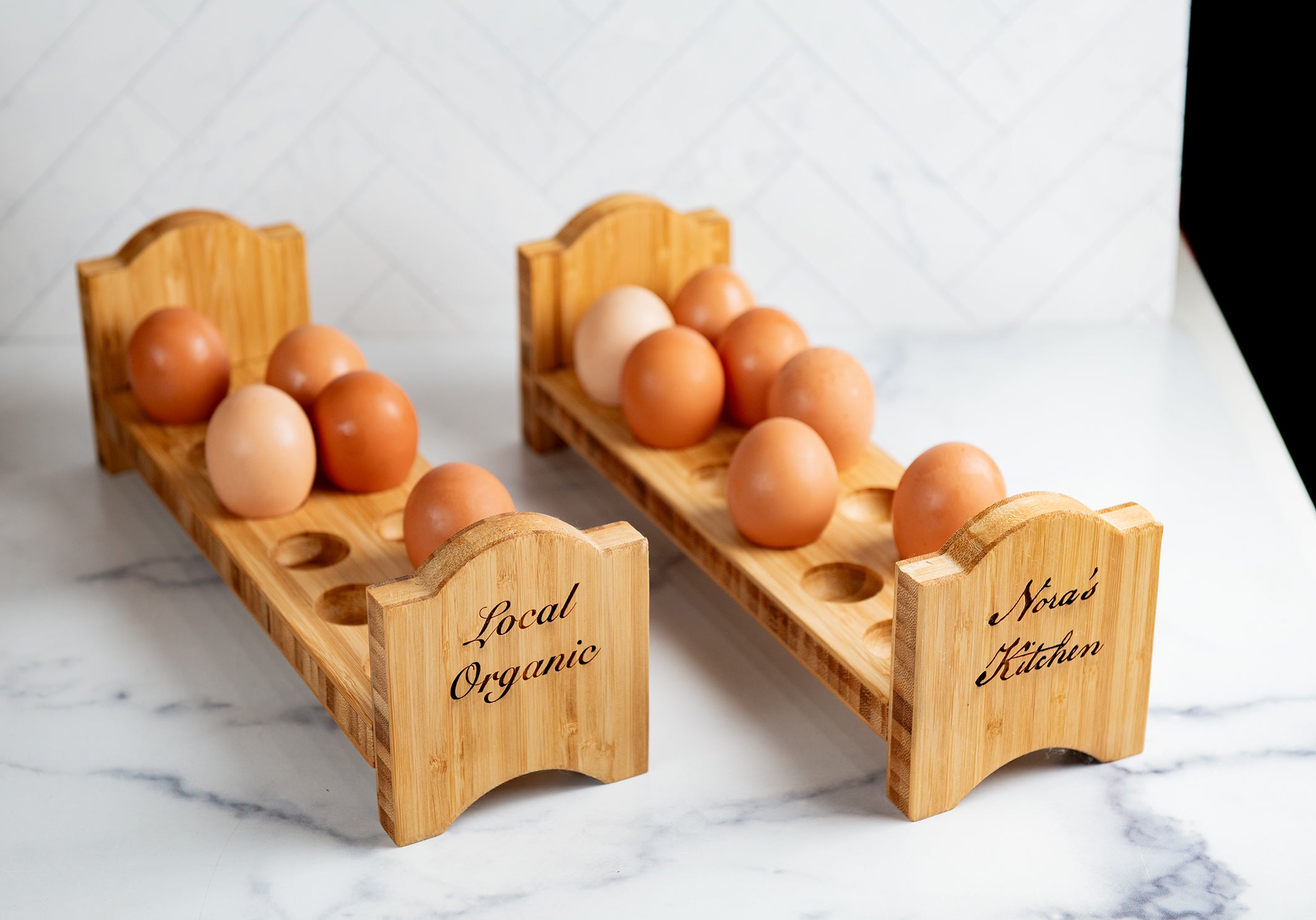 Personalized Egg Bed Tray - Stackable Shelf