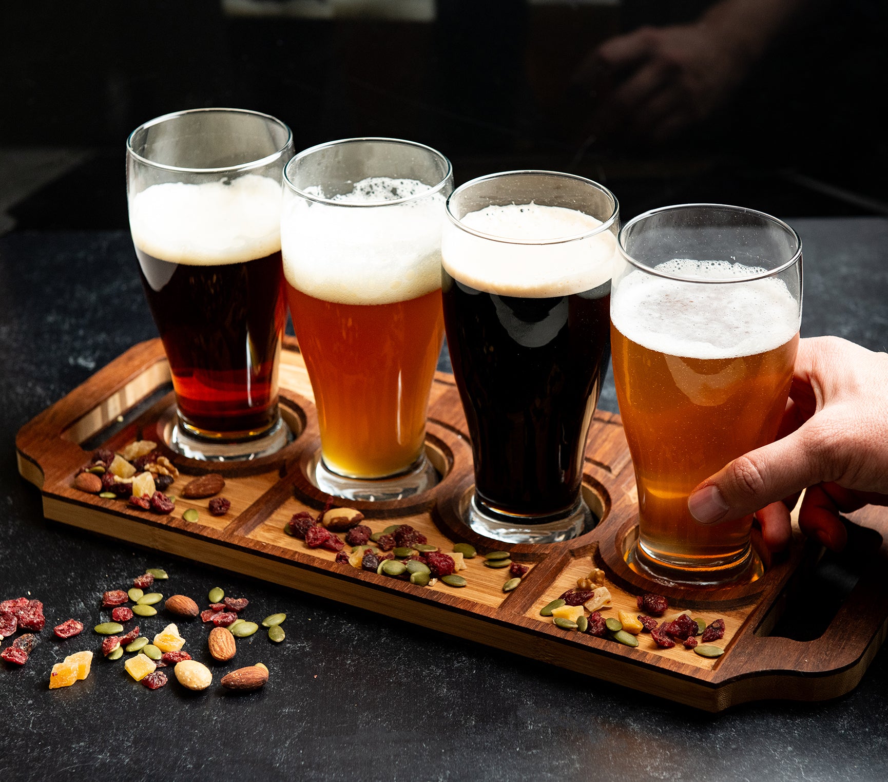 Personalized Beer Flight Trays
