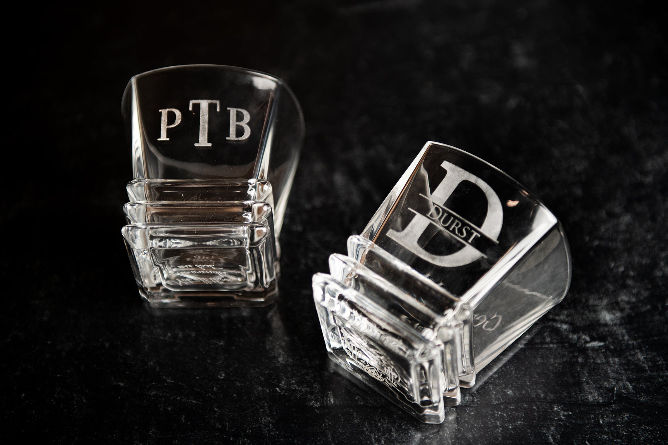 Personalized Whiskey Glasses and Shot Glasses