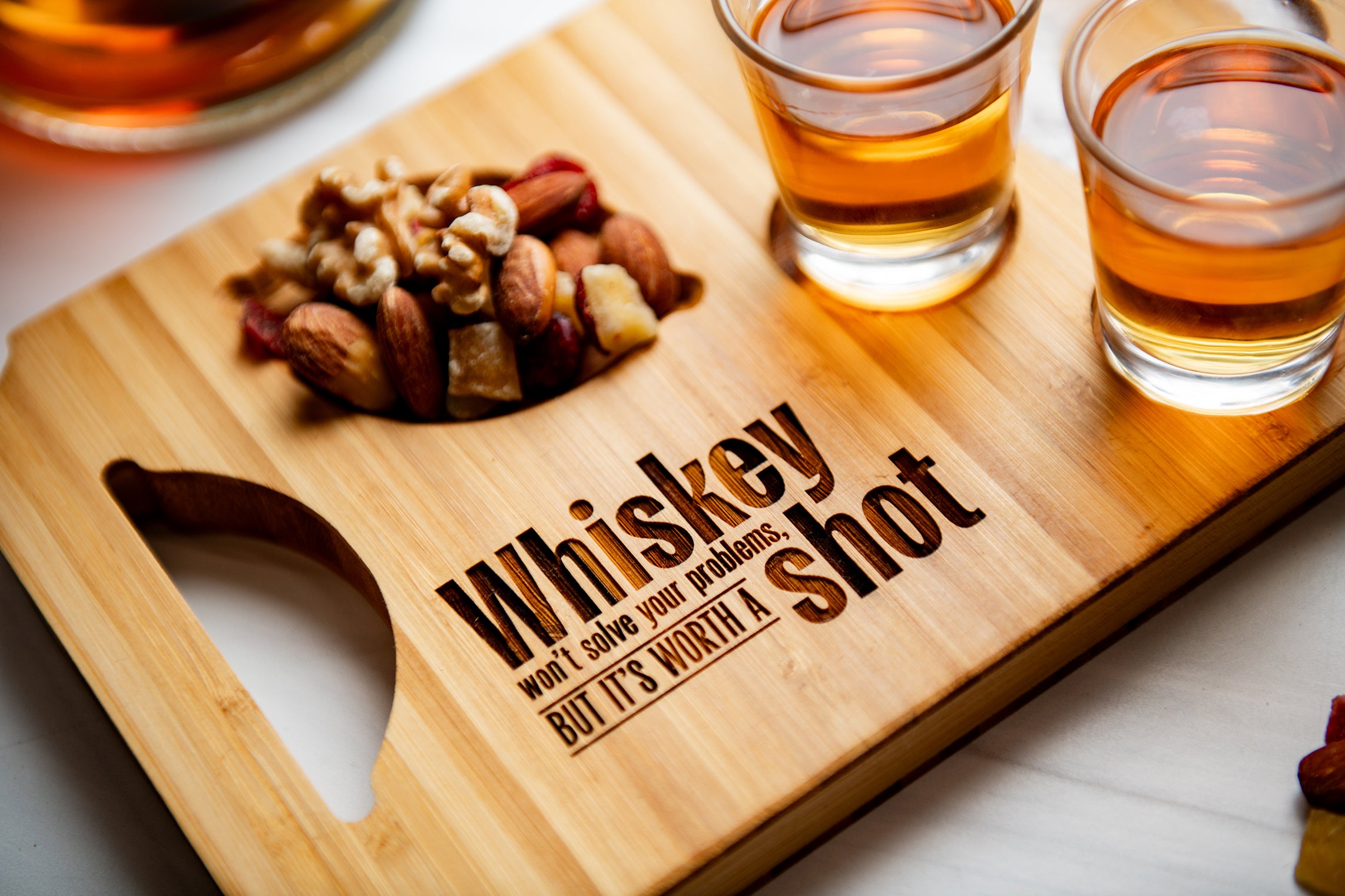 Personalized Round O' Shots Board
