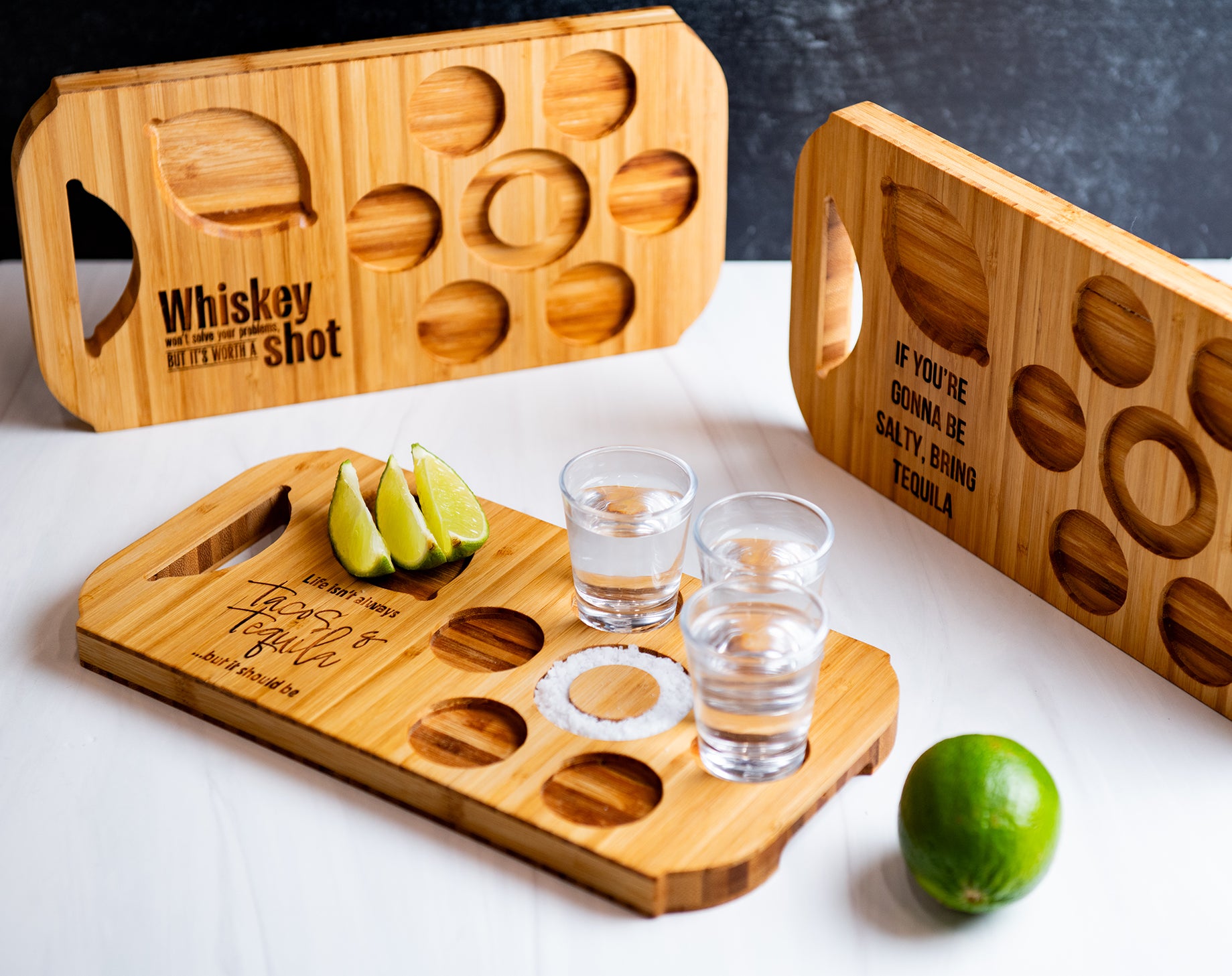 Personalized Round O' Shots Board