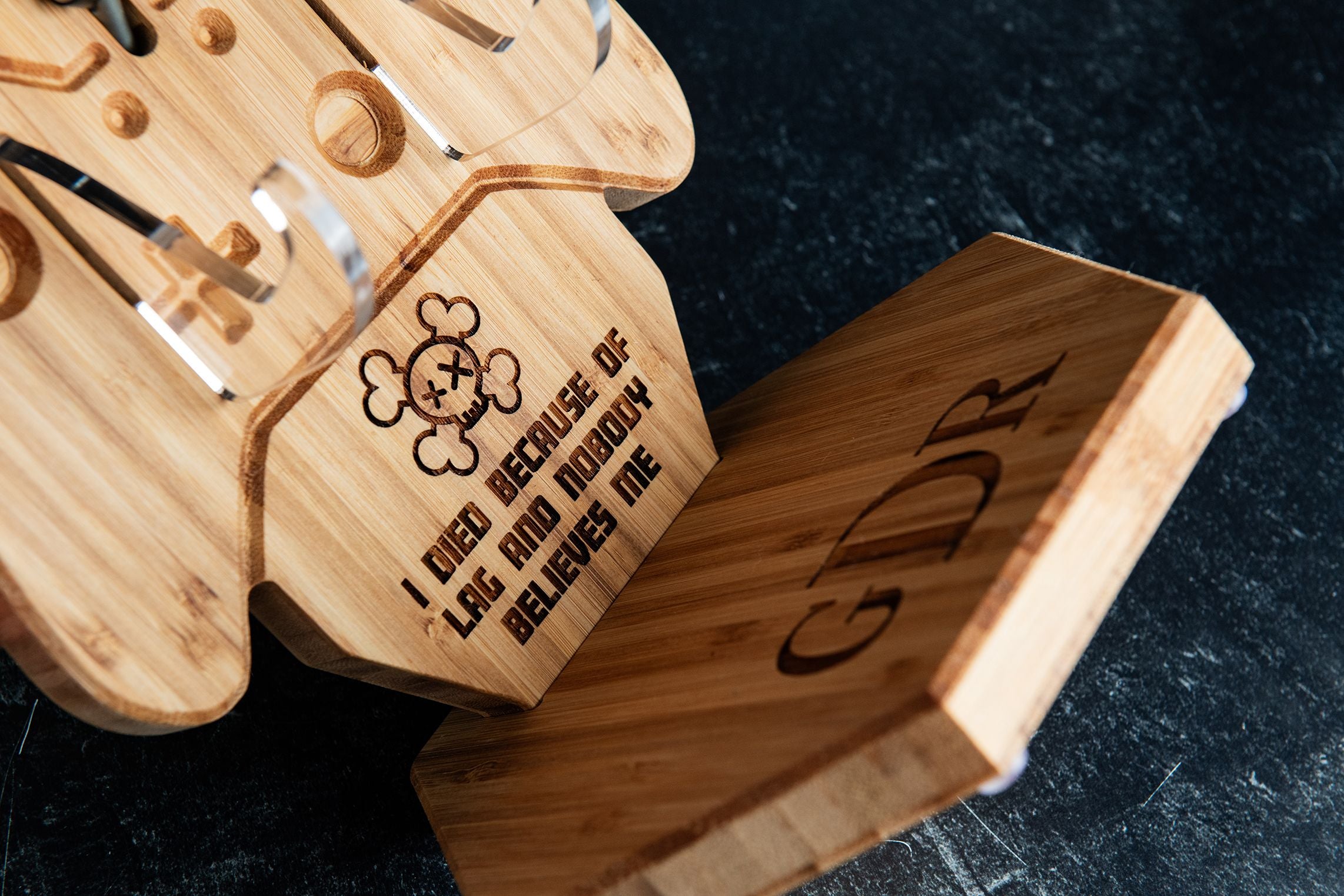 Personalized Controller Shaped Wall Mount for Gaming and Gamers
