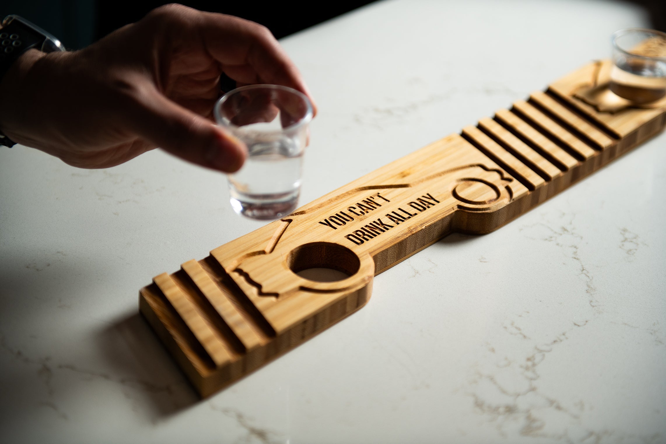 Personalized Wood Shot Plank