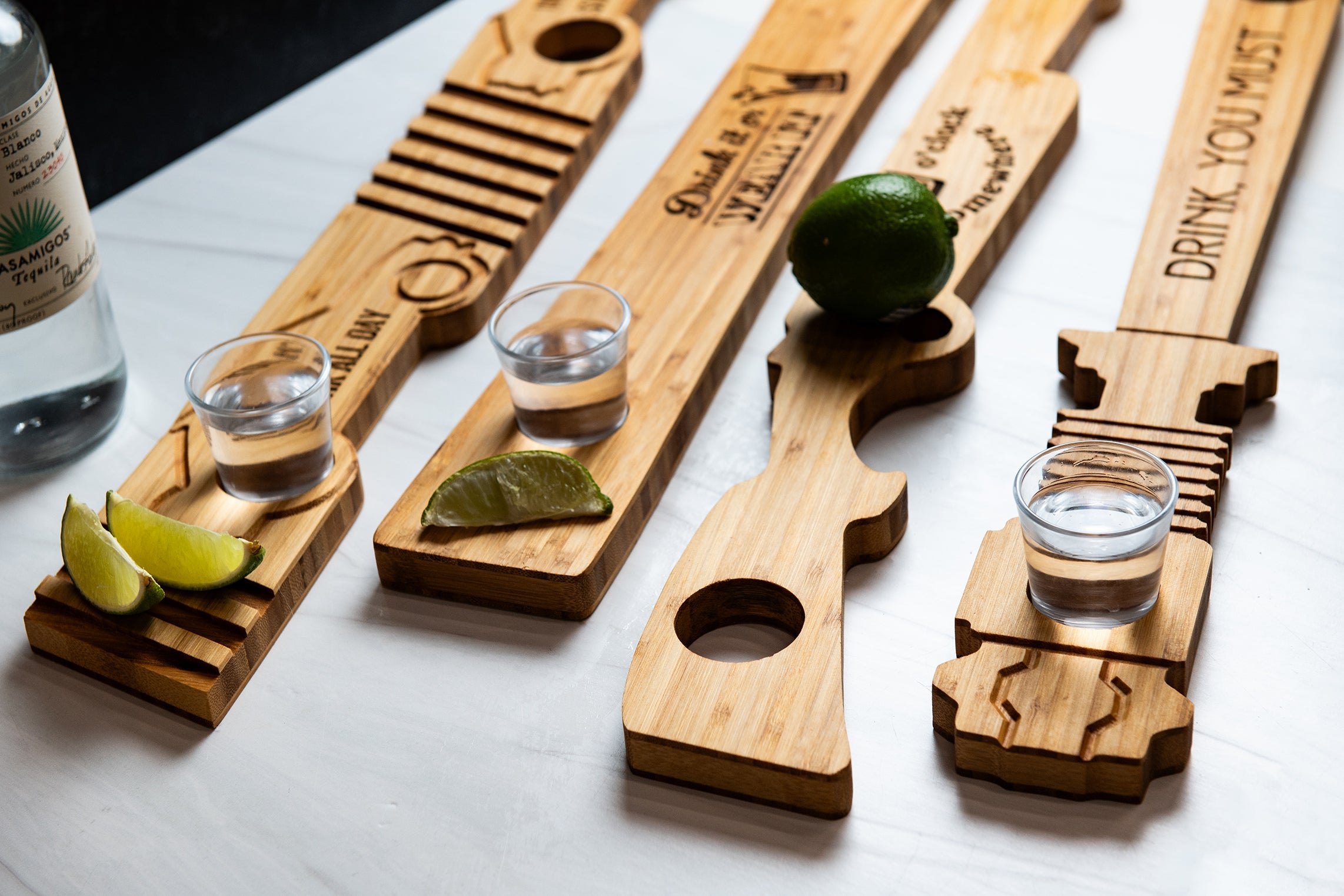 Personalized Wood Shot Plank
