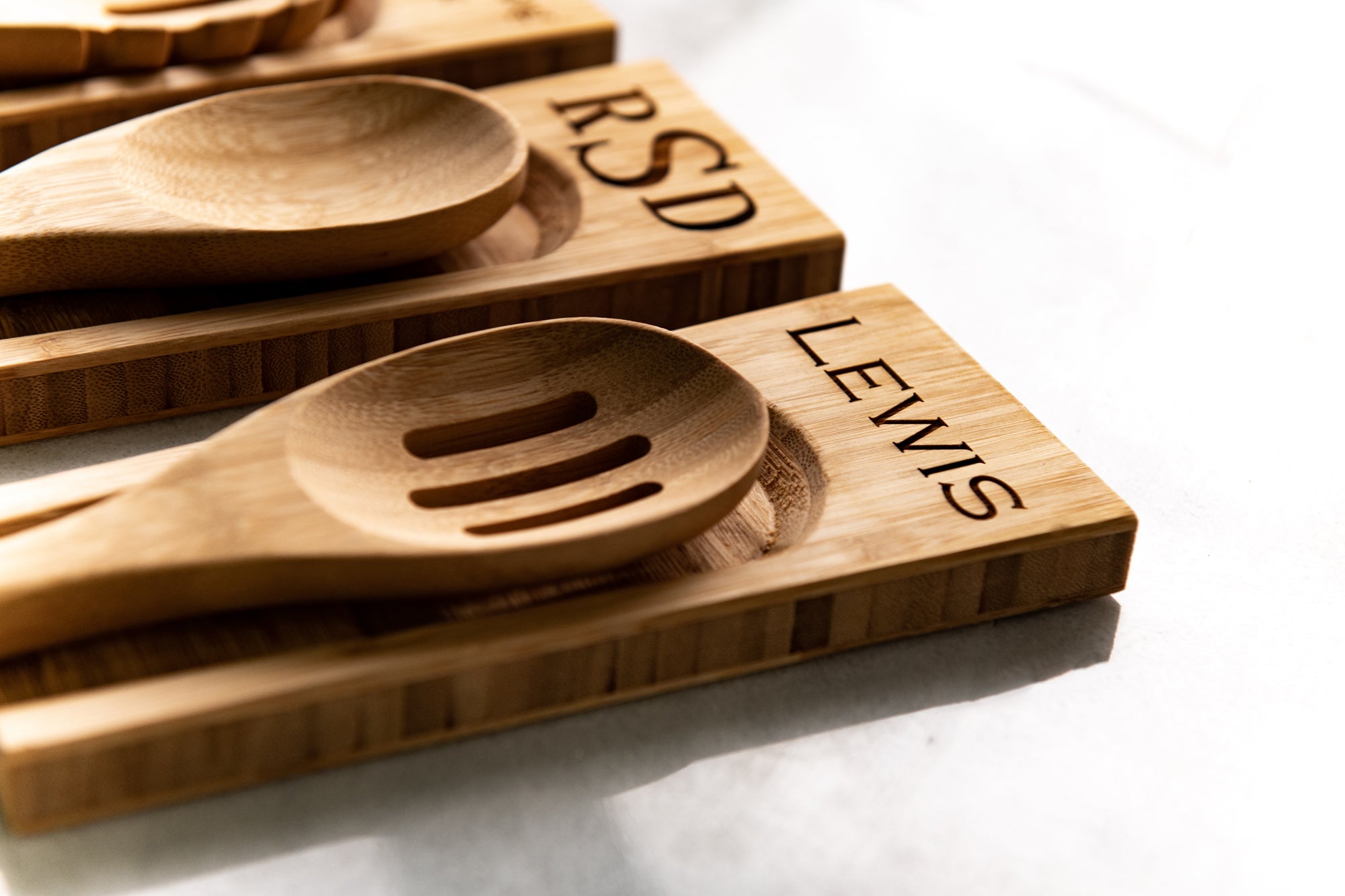 Personalized Wooden Spoon Rest