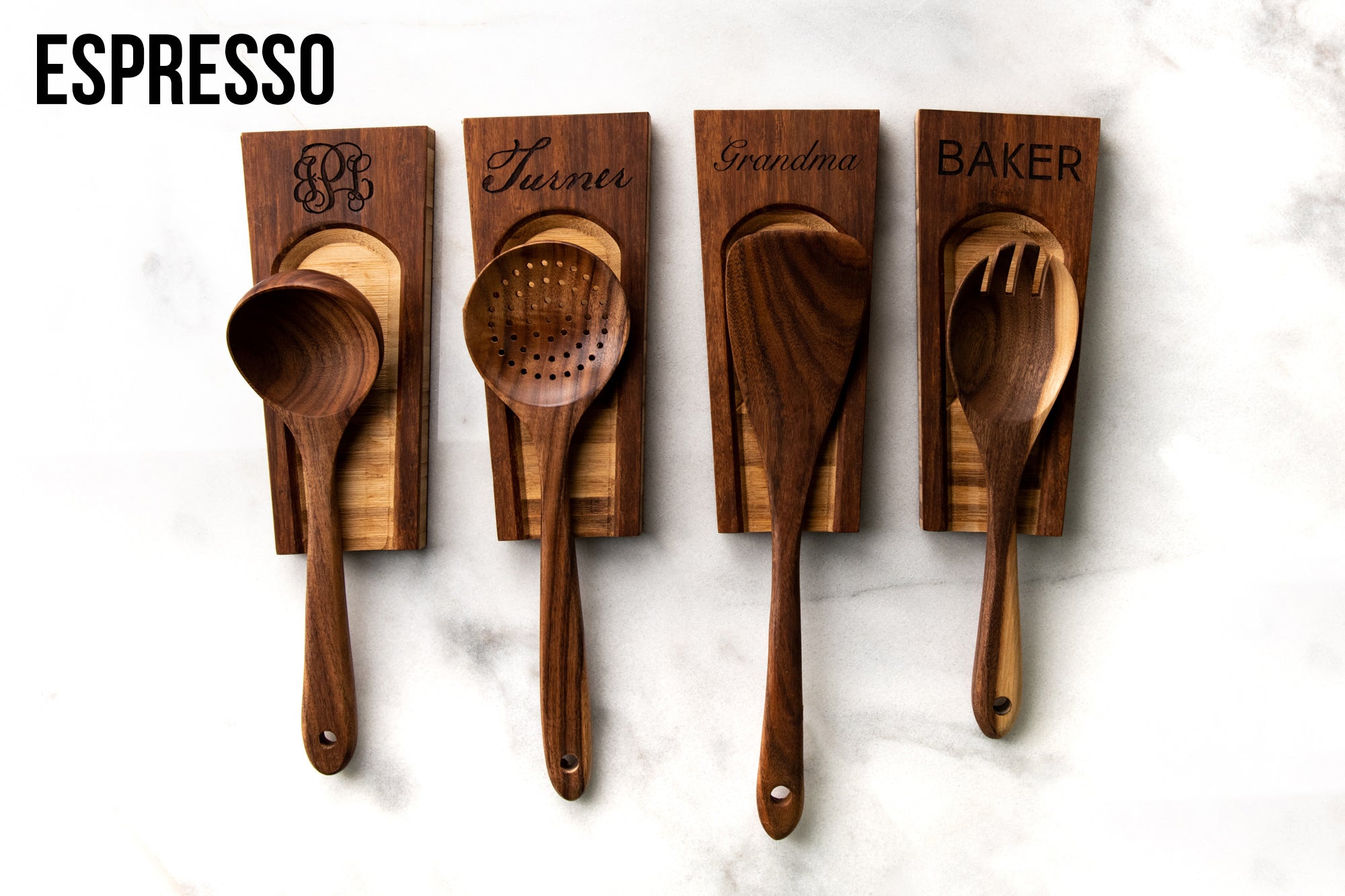 Personalized Wooden Spoon Rest