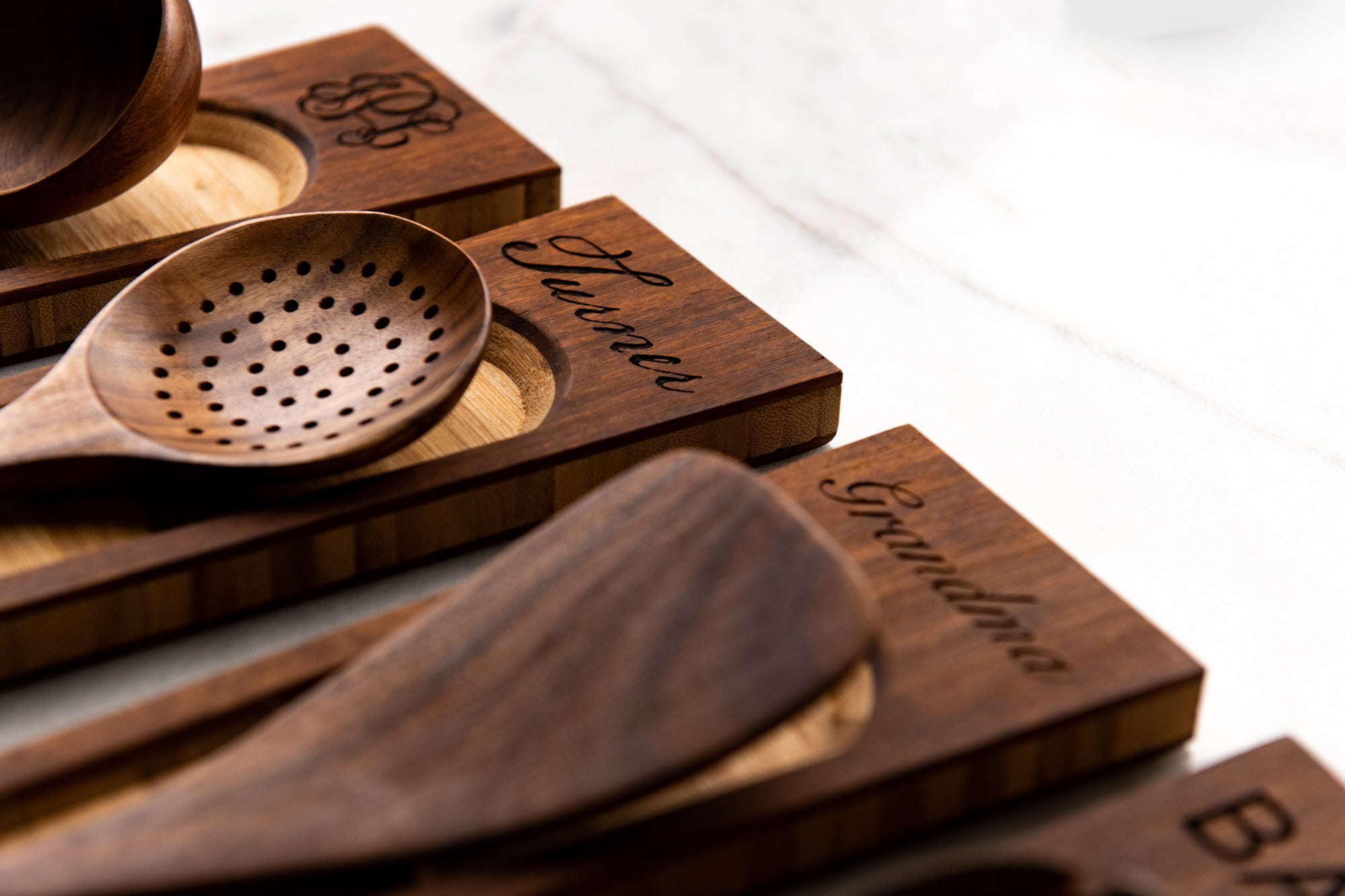 Personalized Wooden Spoon Rest