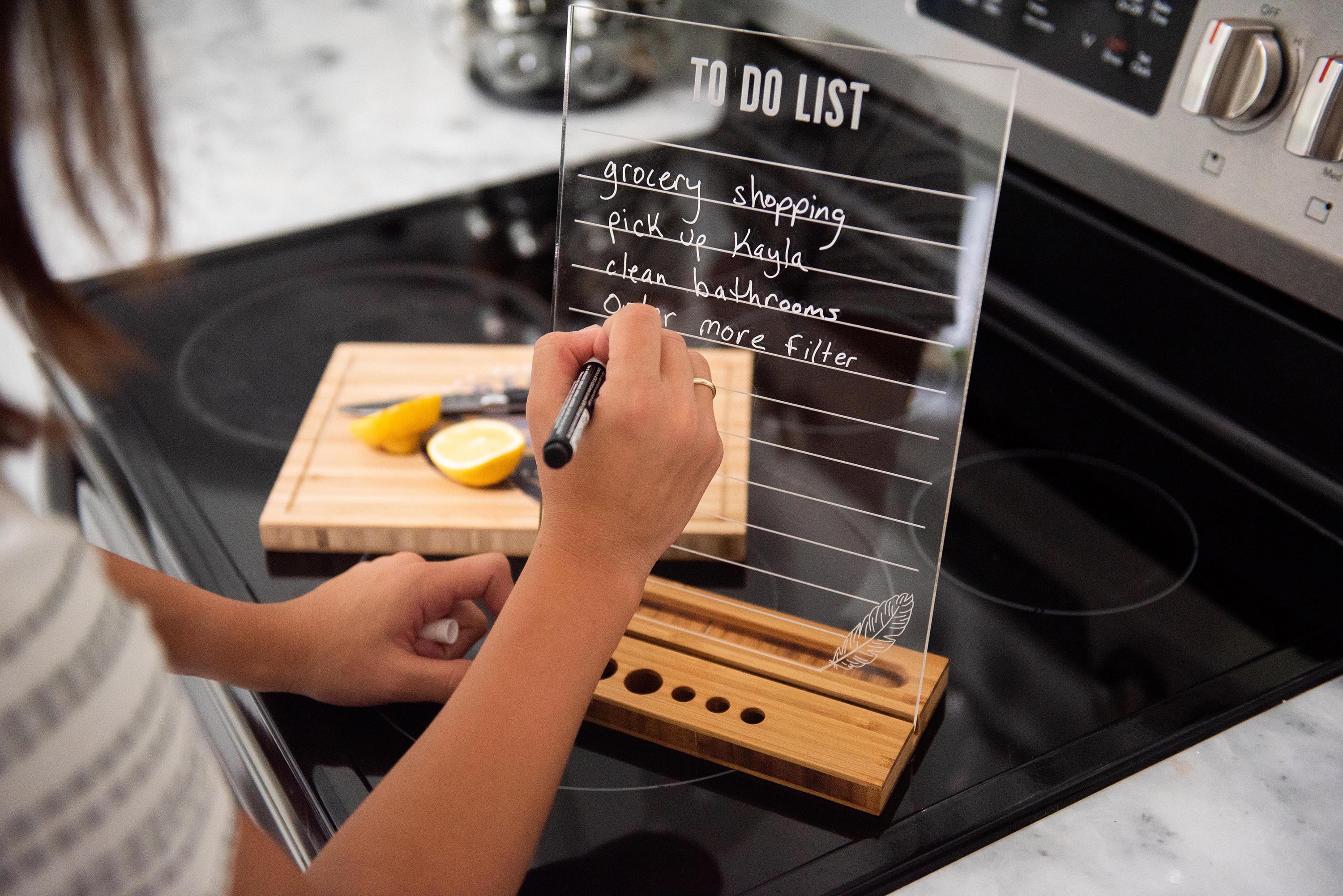 Engraved Laser Cut Acrylic Weekly Planners
