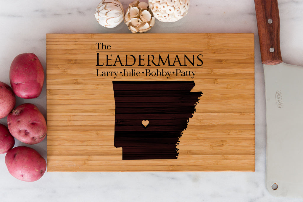 8 x 12 USA Engraved State Cutting Boards