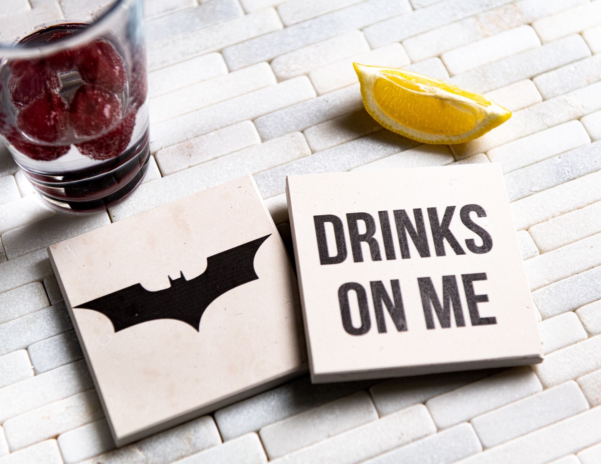 Limestone Personalized Coasters