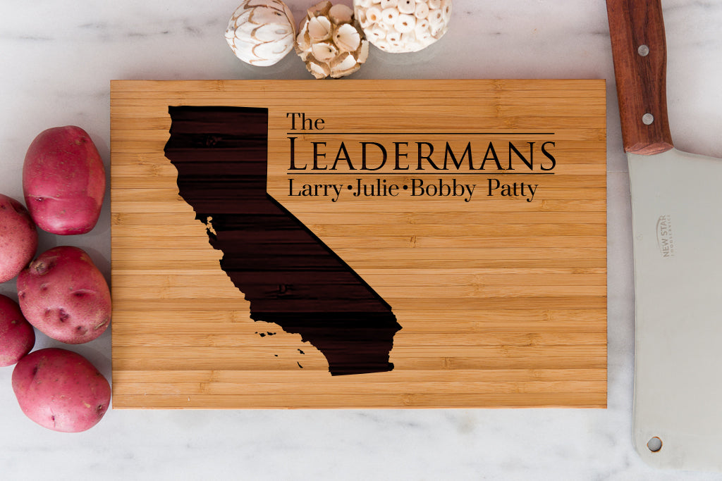 12 x 16 USA Engraved State Cutting Boards