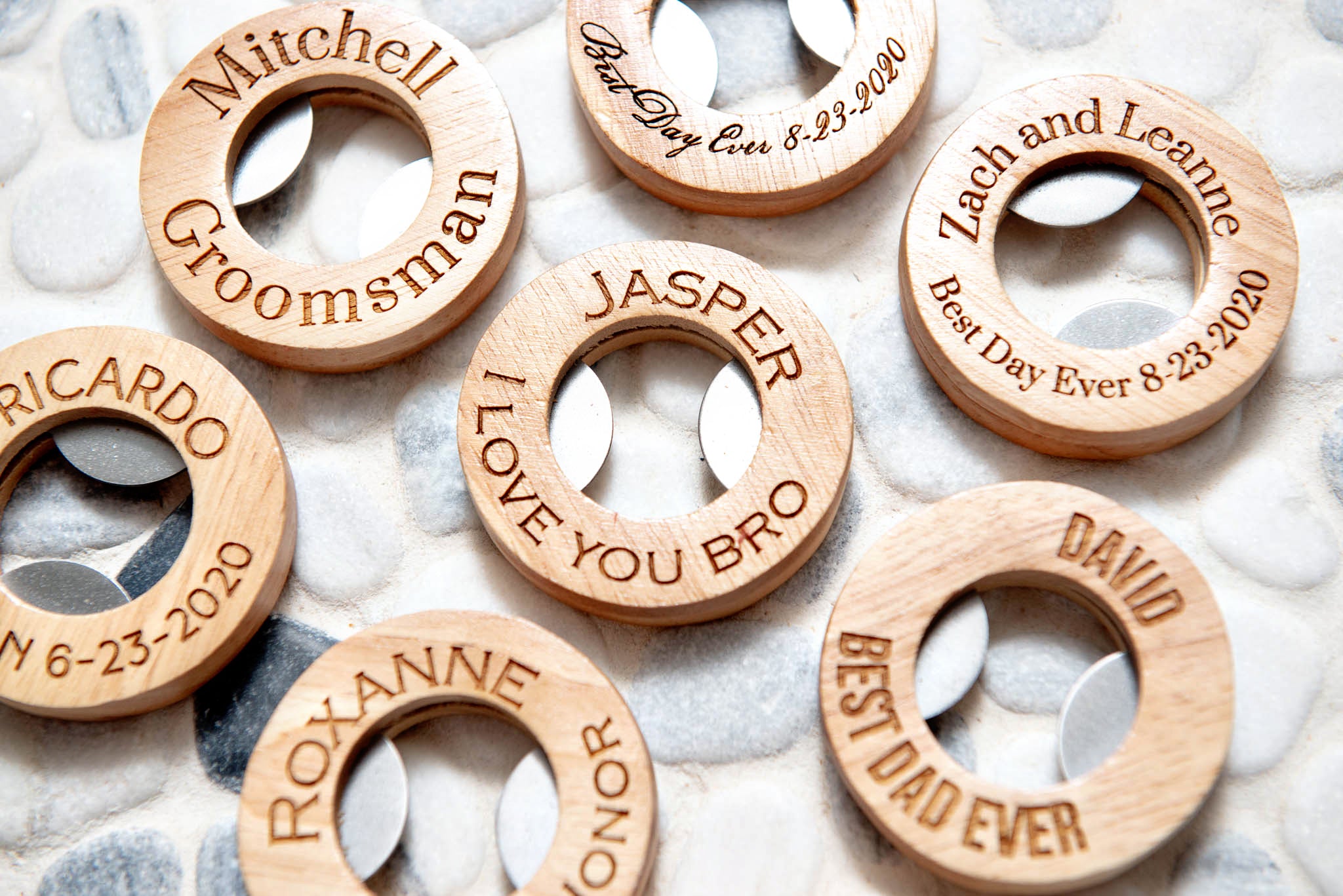 Round Corkscrew Bottle Opener