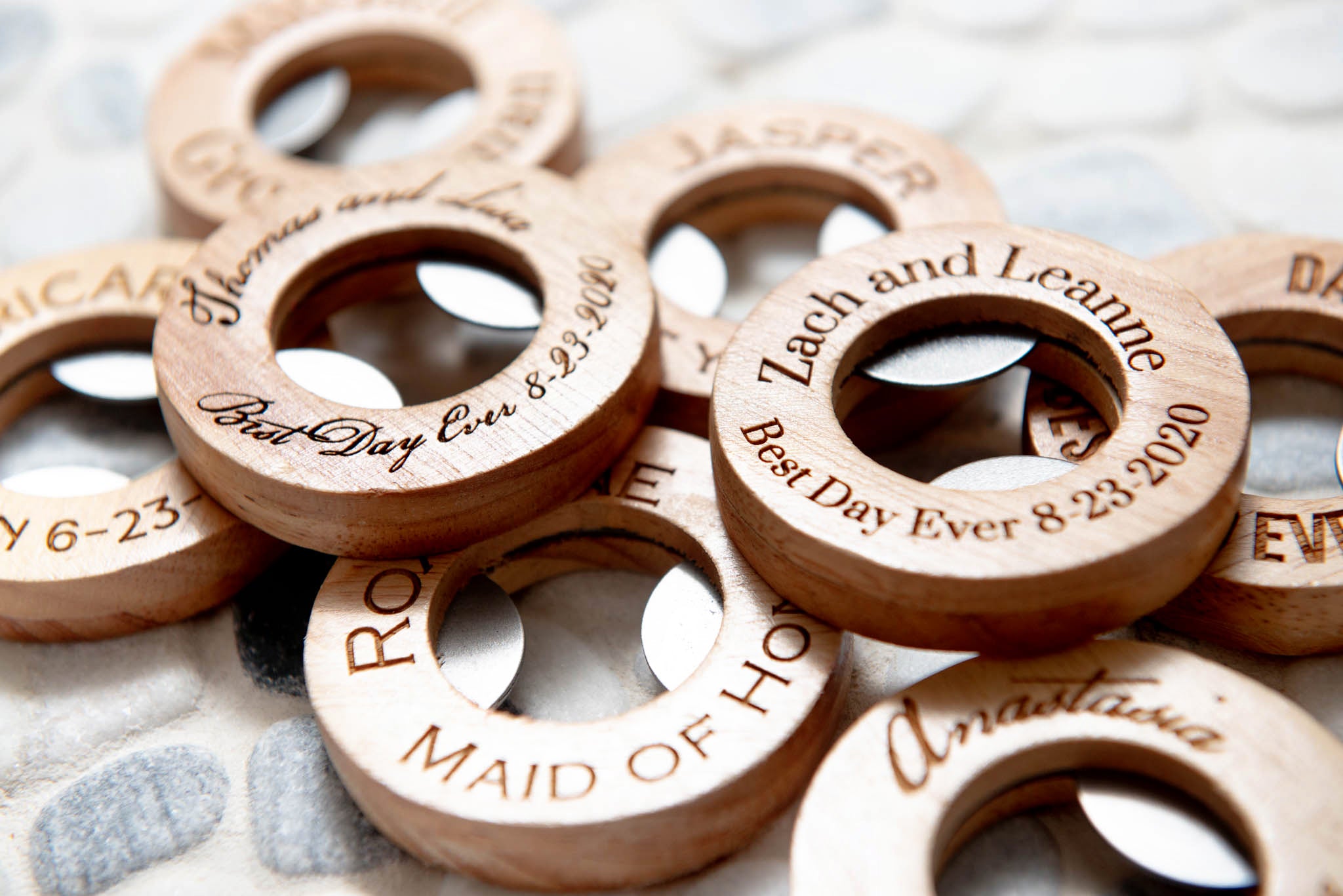 Round Corkscrew Bottle Opener