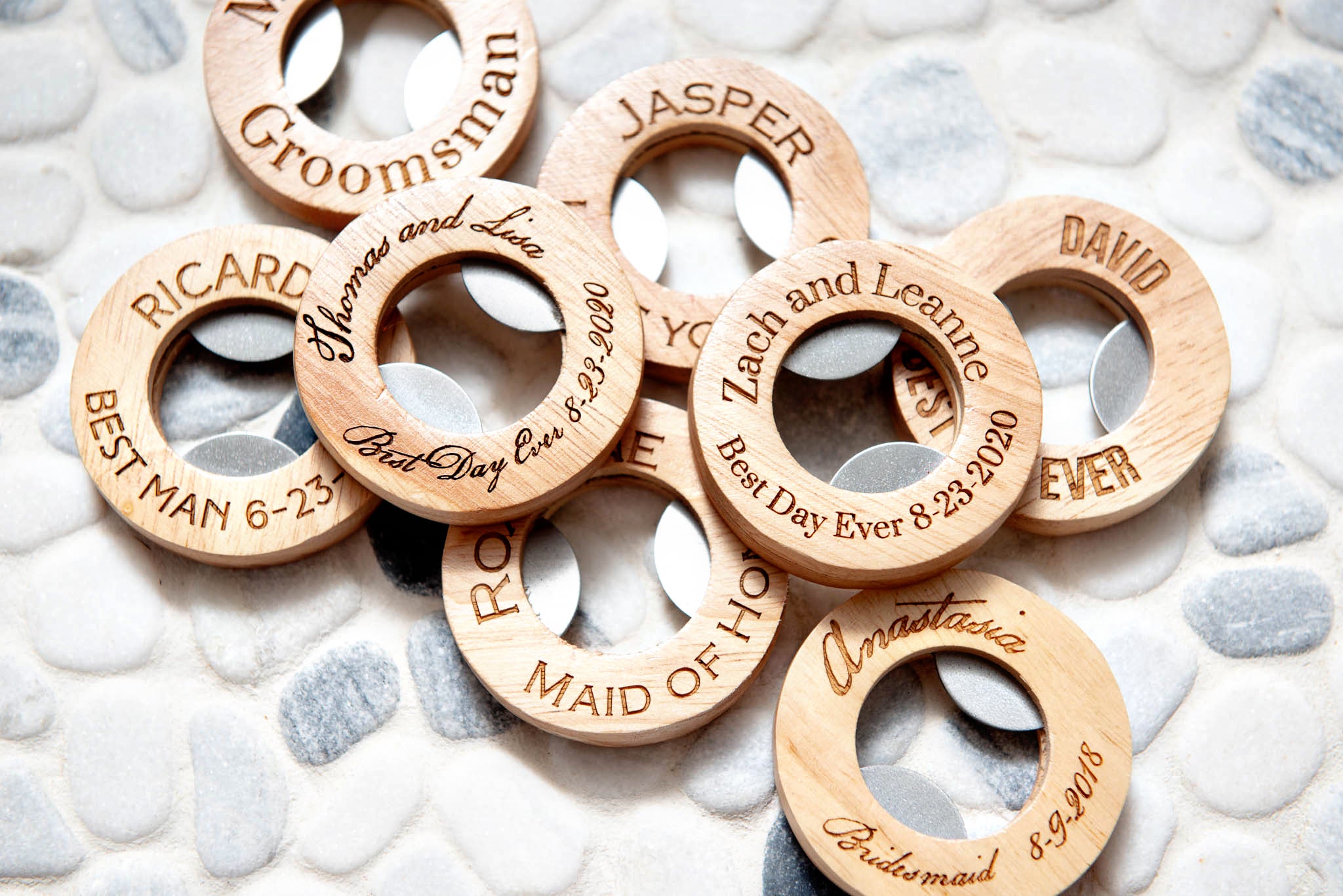Round Corkscrew Bottle Opener