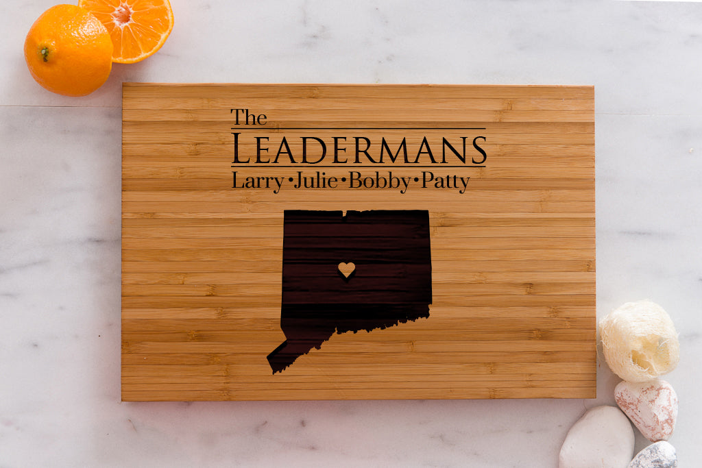8 x 12 USA Engraved State Cutting Boards