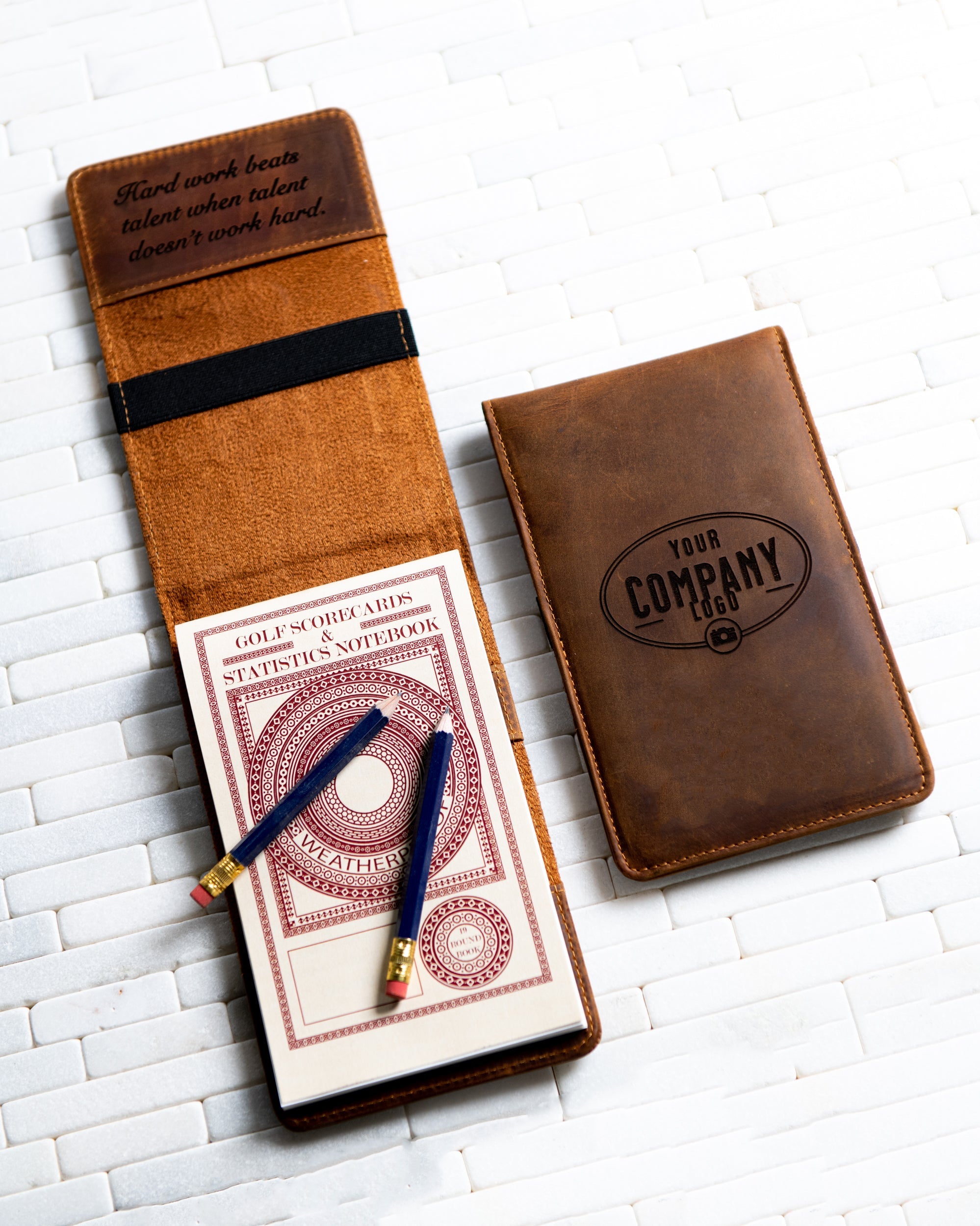 Personalized Golf Scorecard & Yardage Book Holder The Copperhead