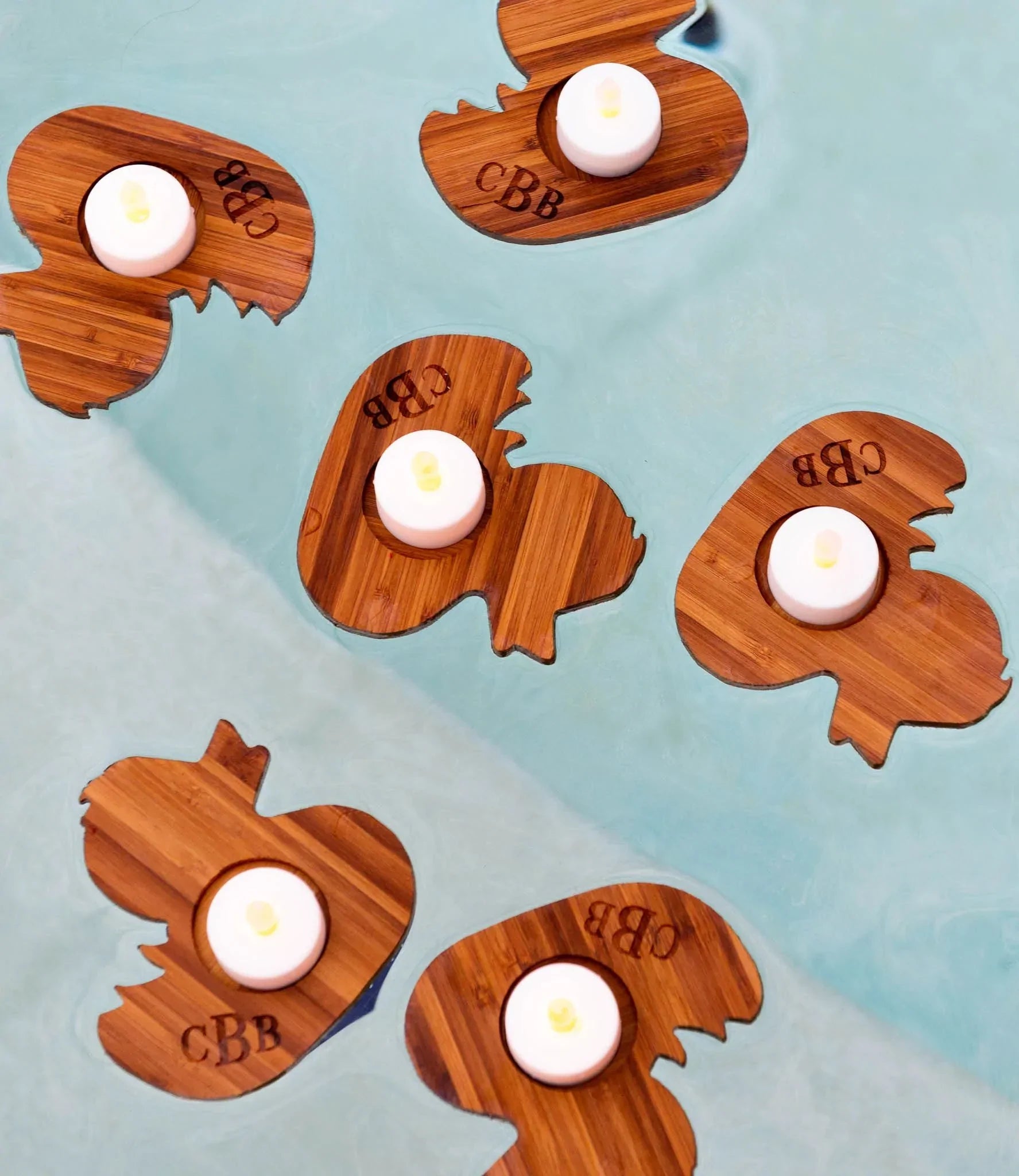 Personalized Engraved Tea Light Holders