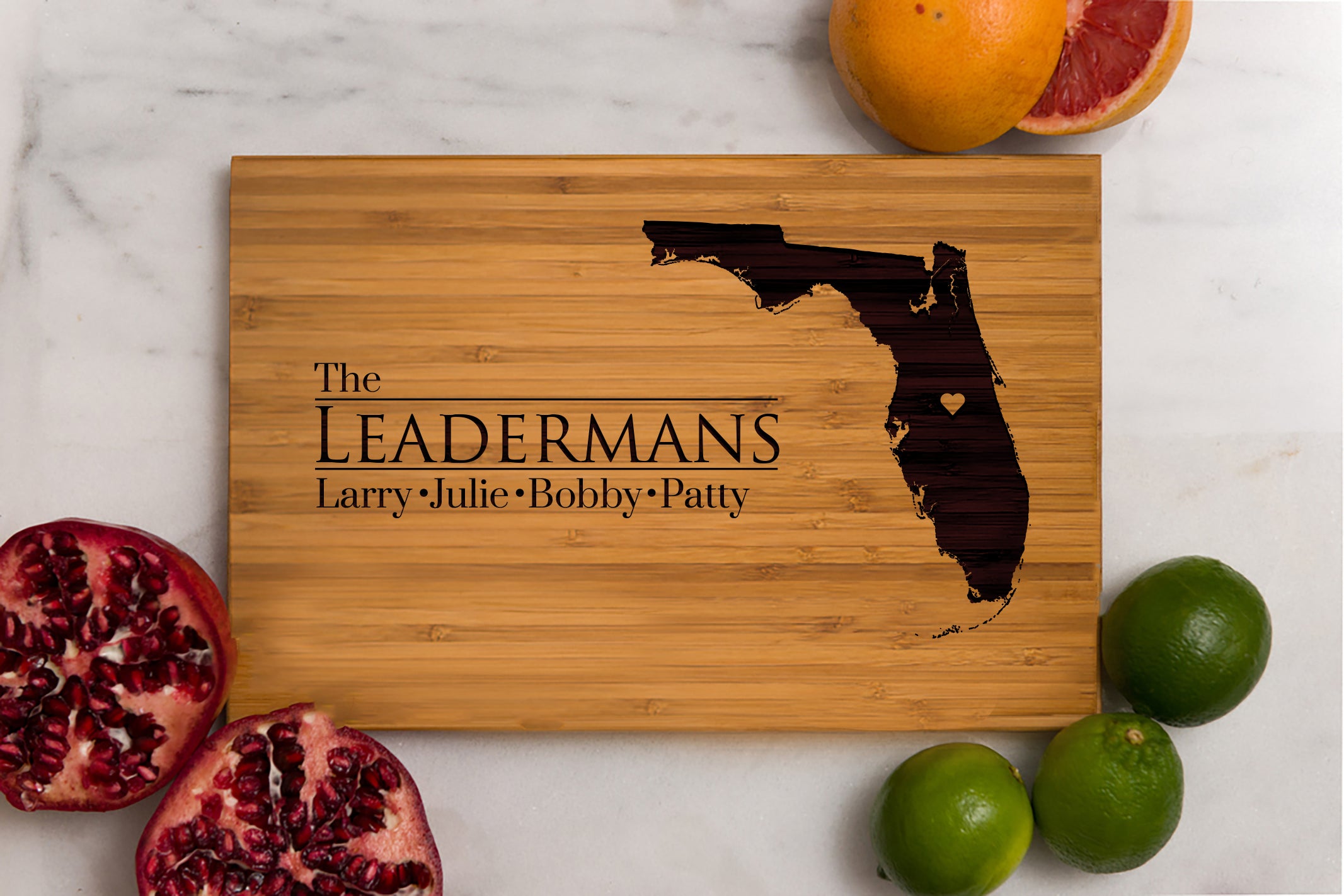 8 x 12 USA Engraved State Cutting Boards