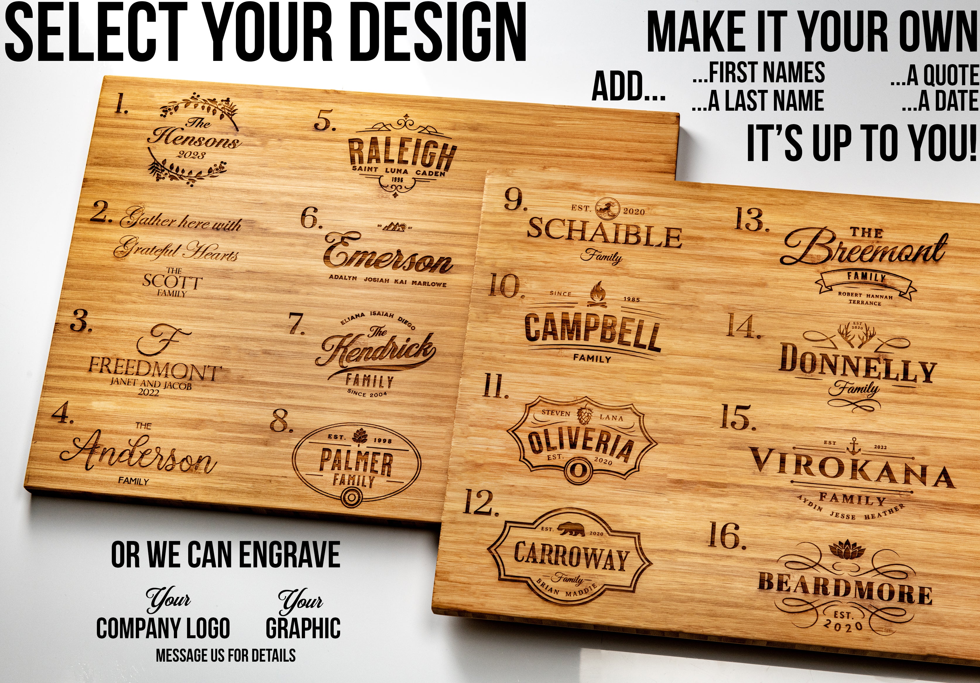 Personalized USA 50 States Shaped Cutting Boards