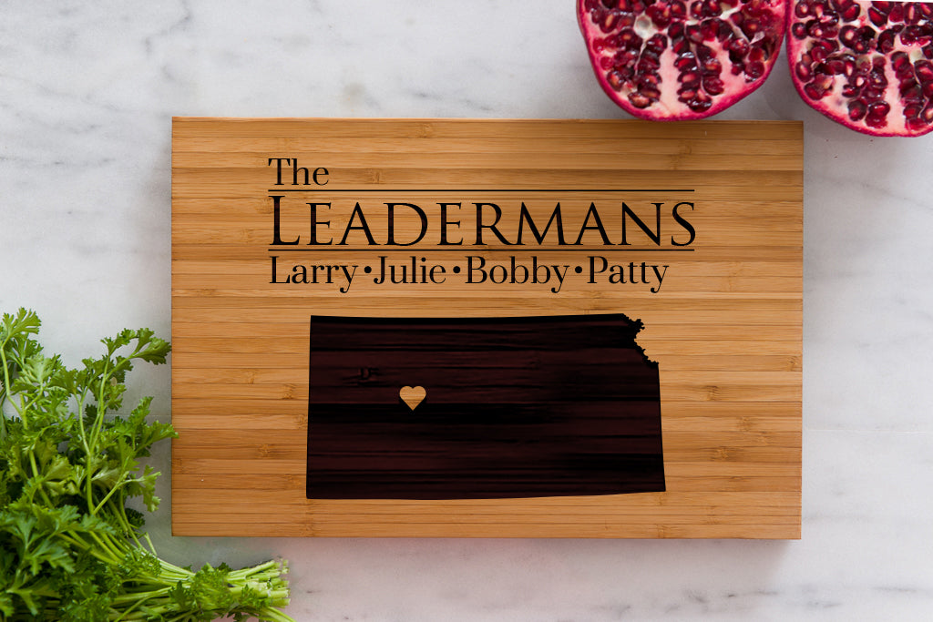 8 x 12 USA Engraved State Cutting Boards