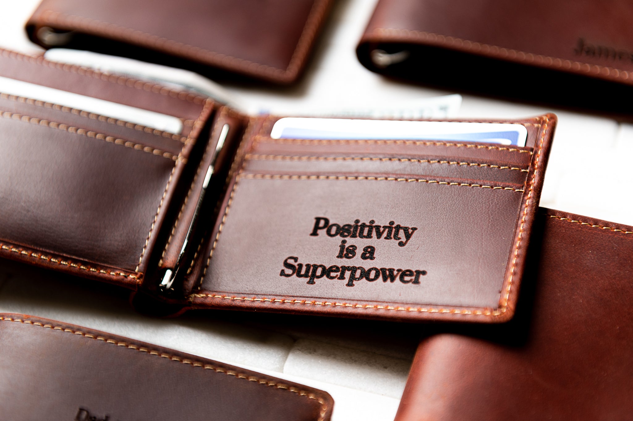 The Key Largo Personalized Leather Wallet
